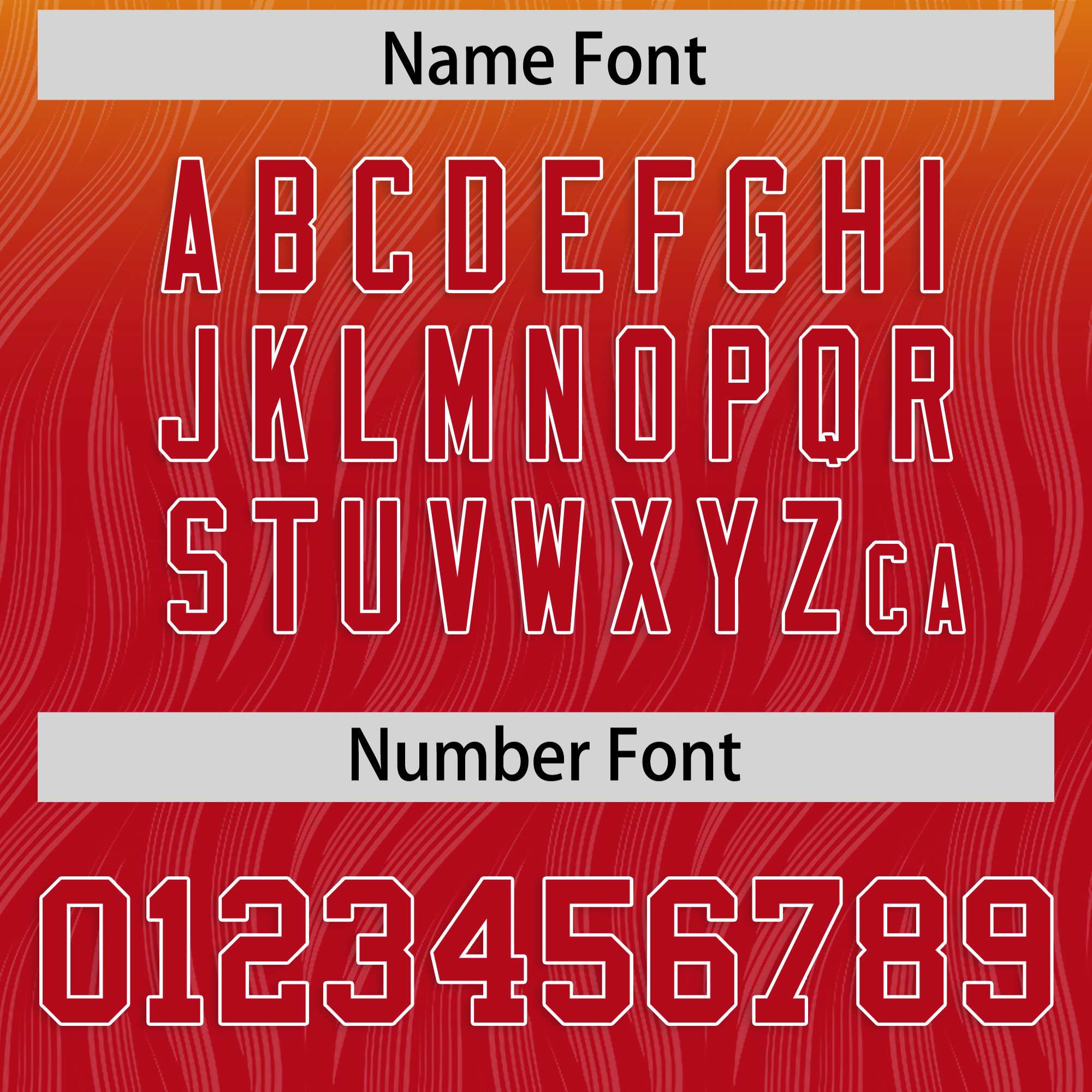 Custom Gold Red Gradient Fashion Outdoor Flag Football Jersey