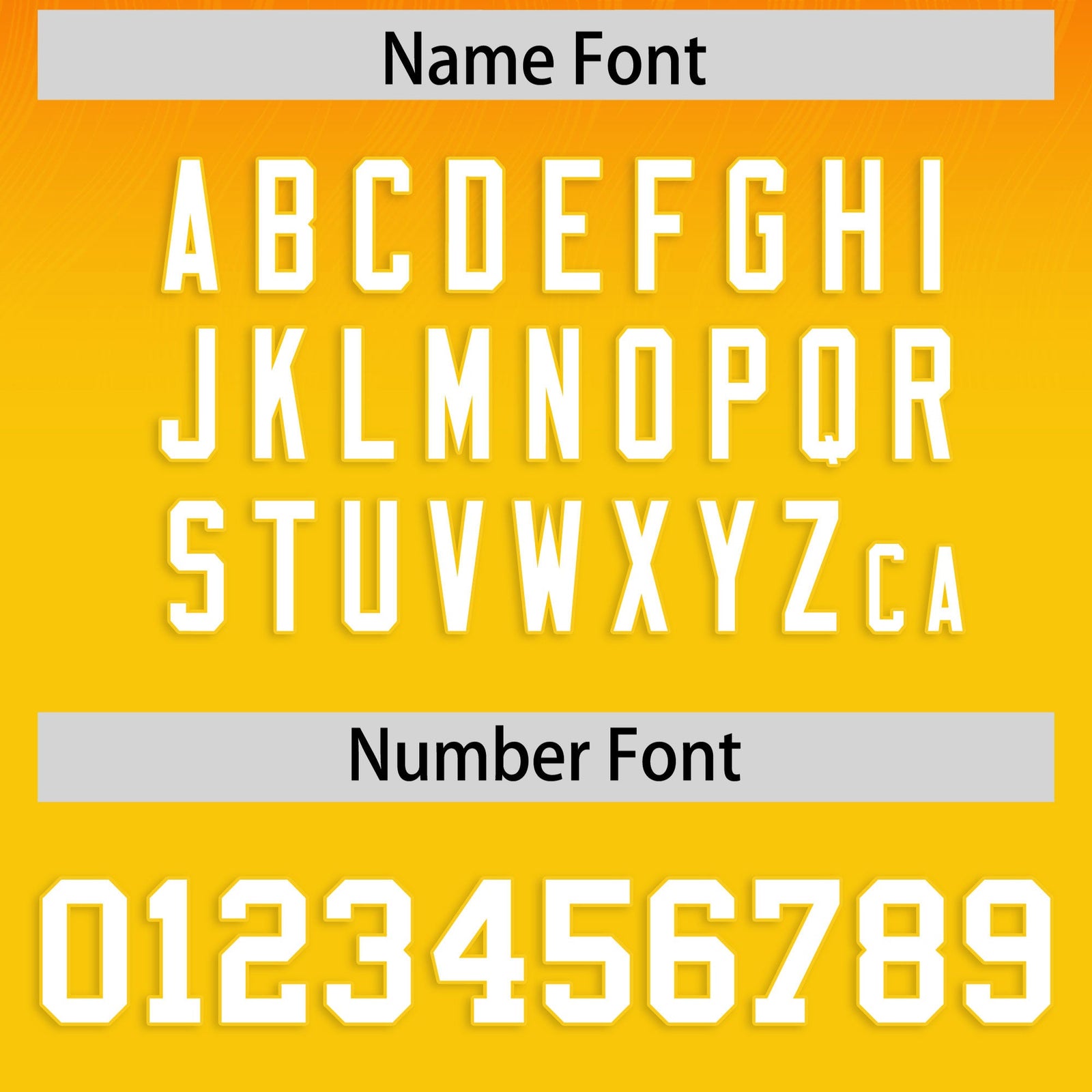 Custom Orange Gold Gradient Fashion Outdoor Flag Football Jersey