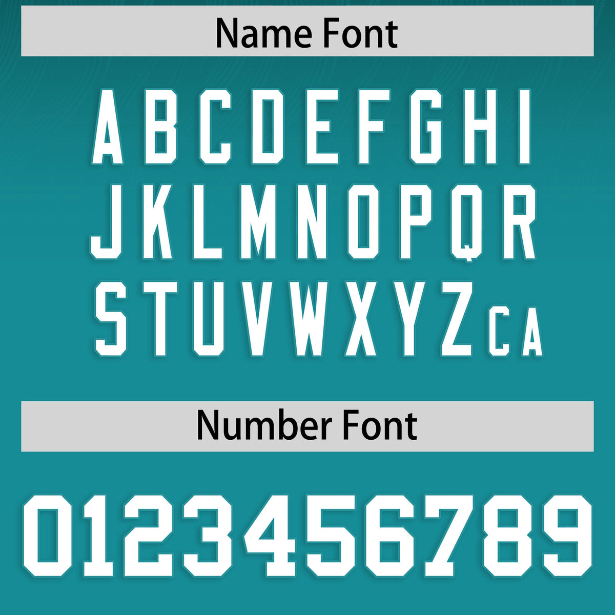 Custom Midnight Green Aqua Gradient Fashion Outdoor Flag Football Jersey