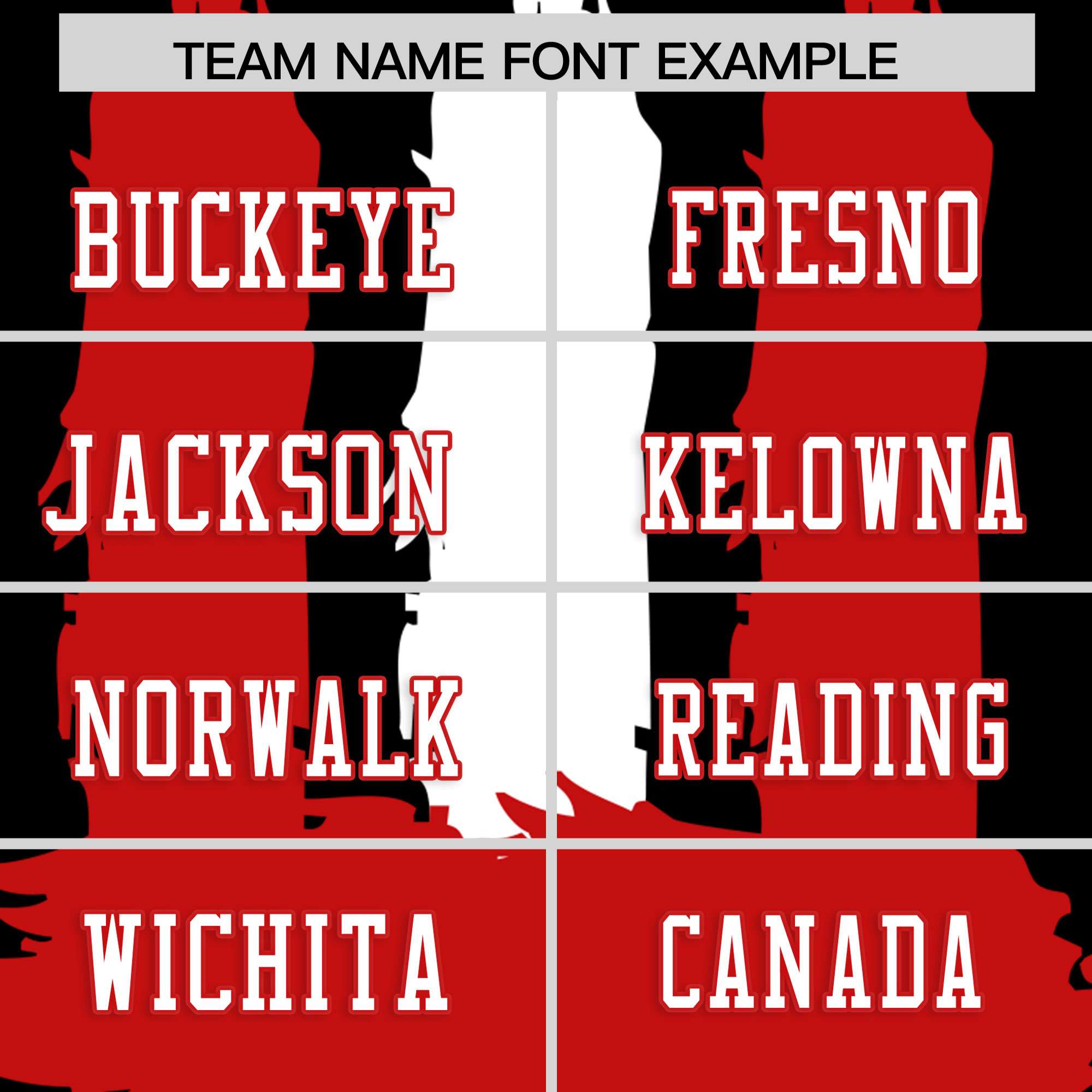 Custom Black Red and White Graffiti Pattern Flag Football Jerseys