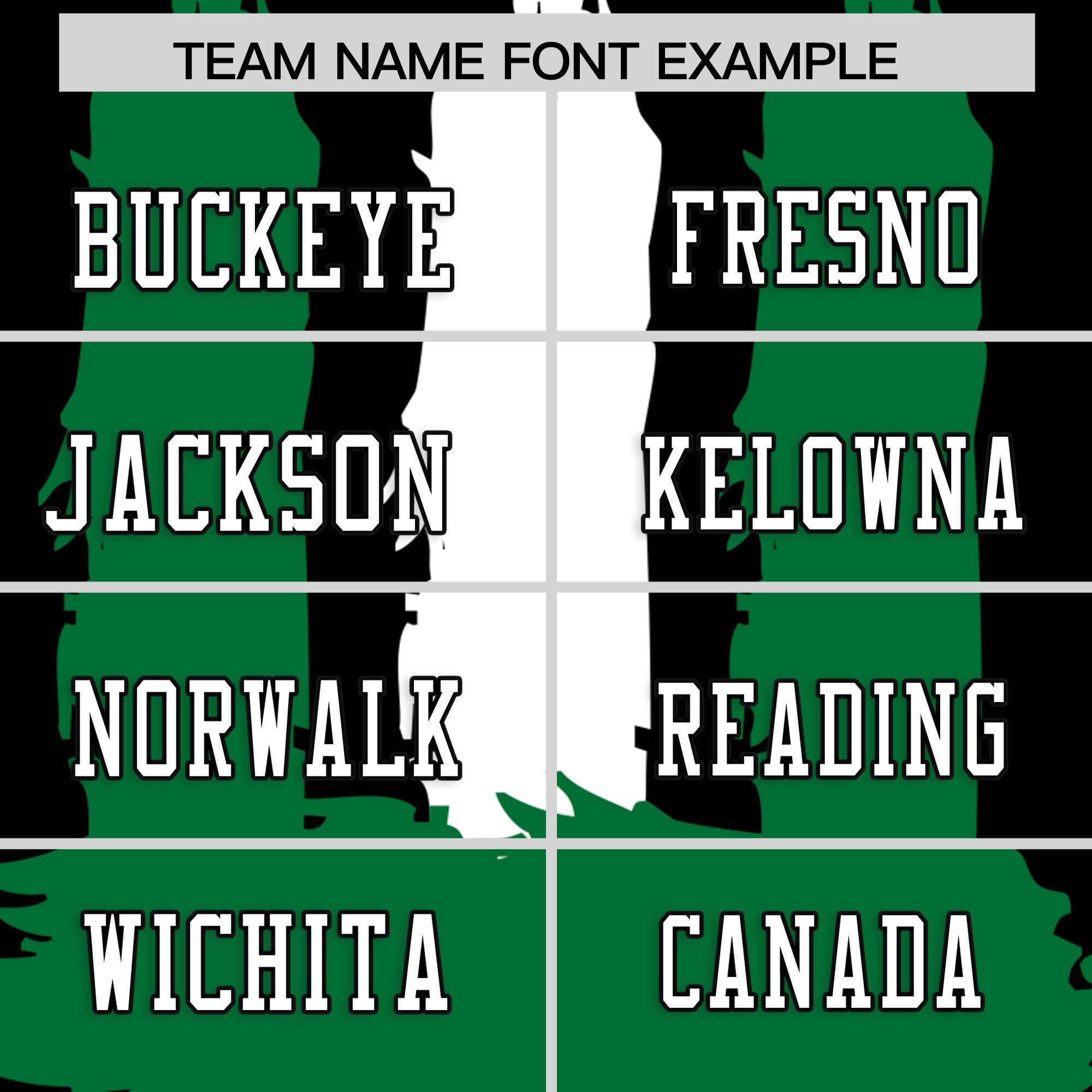 Custom Black Kelly Green and White Graffiti Pattern Flag Football Jerseys