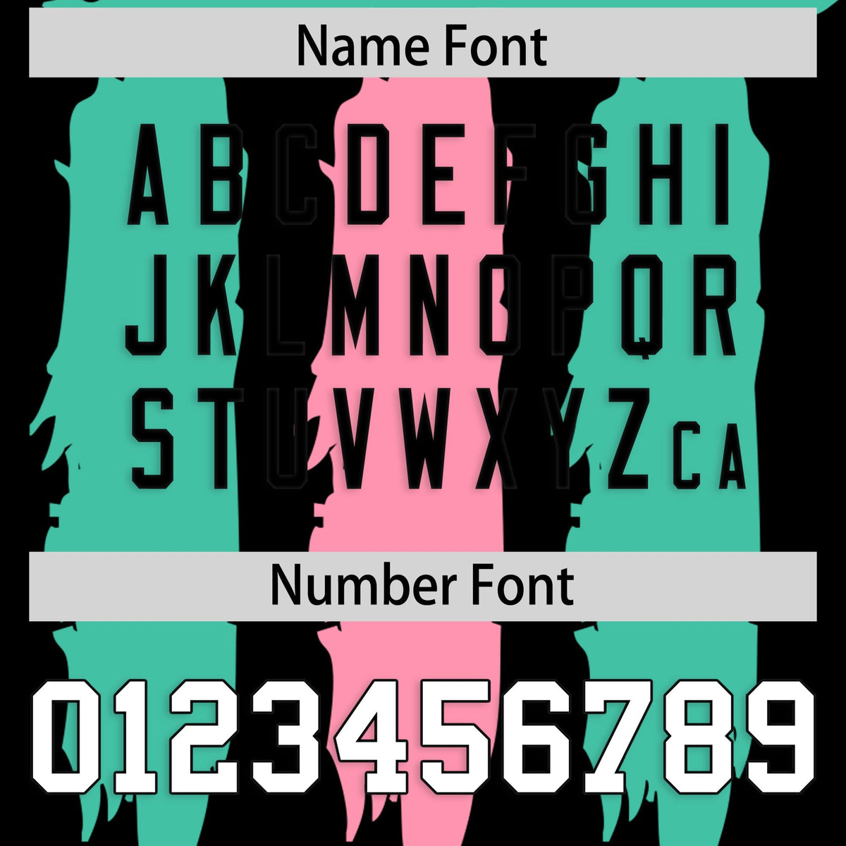 Custom Black Bright Green and Light Pink Graffiti Pattern Flag Football Jerseys