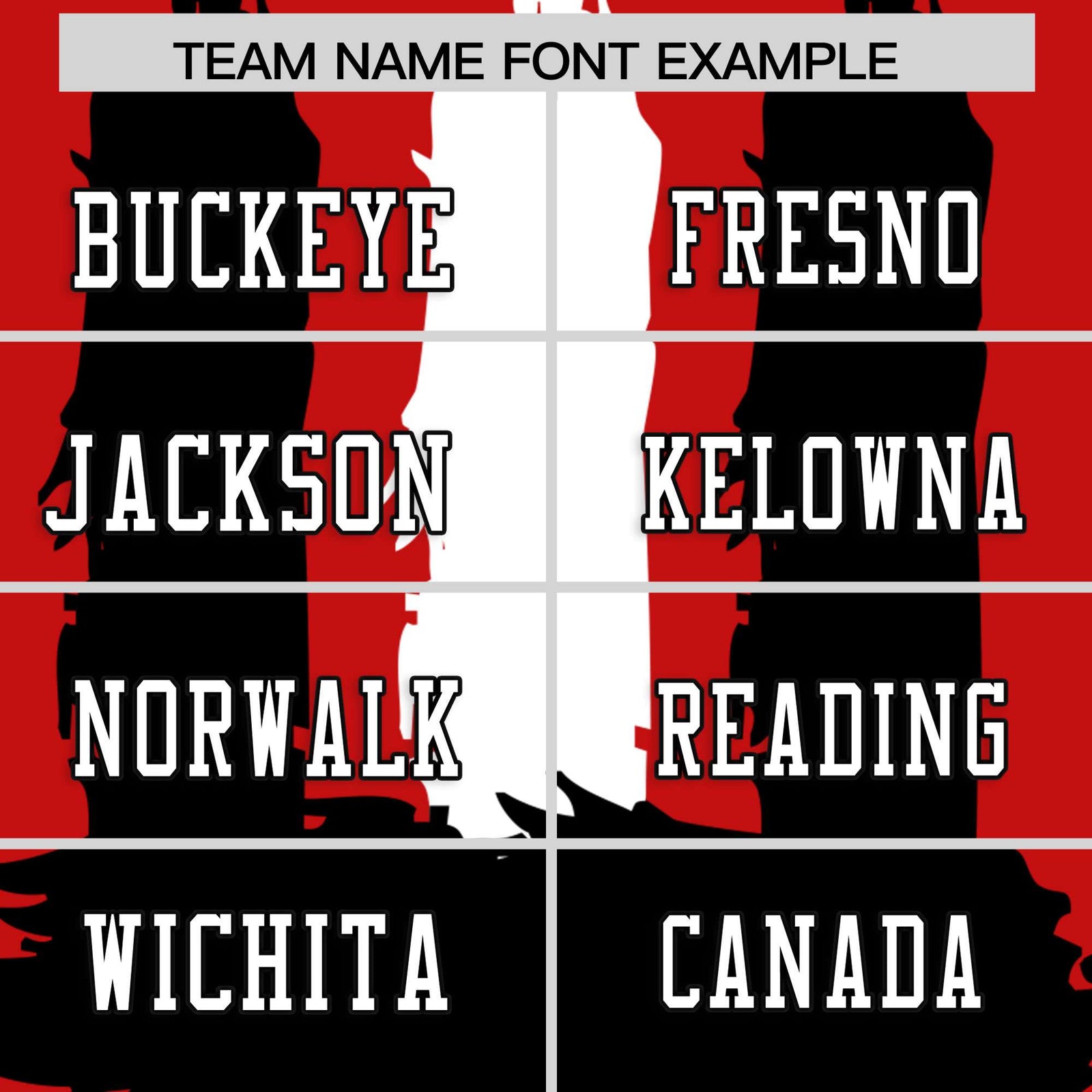 Custom Red Black and White Graffiti Pattern Flag Football Jerseys