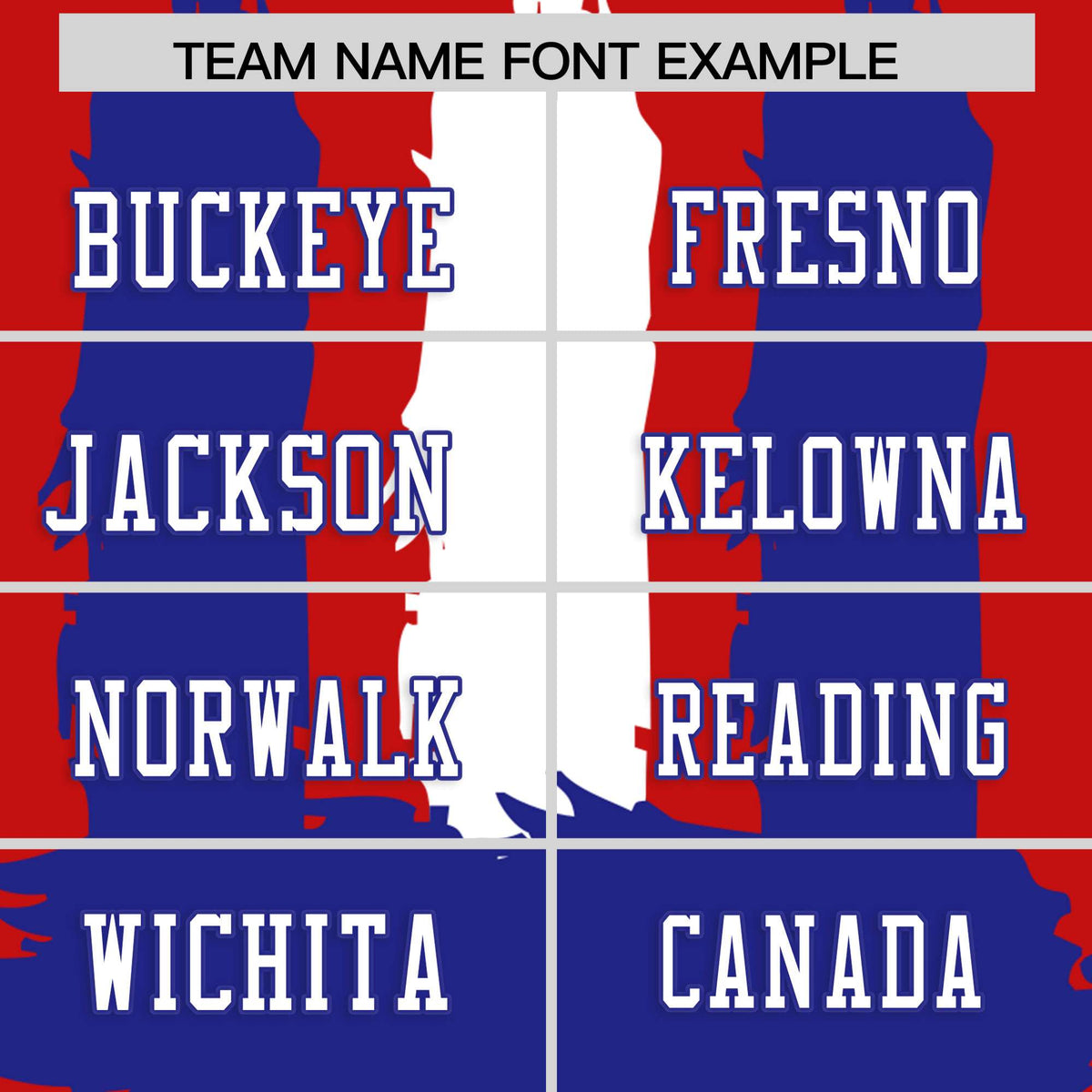 Custom Red Royal and White Graffiti Pattern Flag Football Jerseys