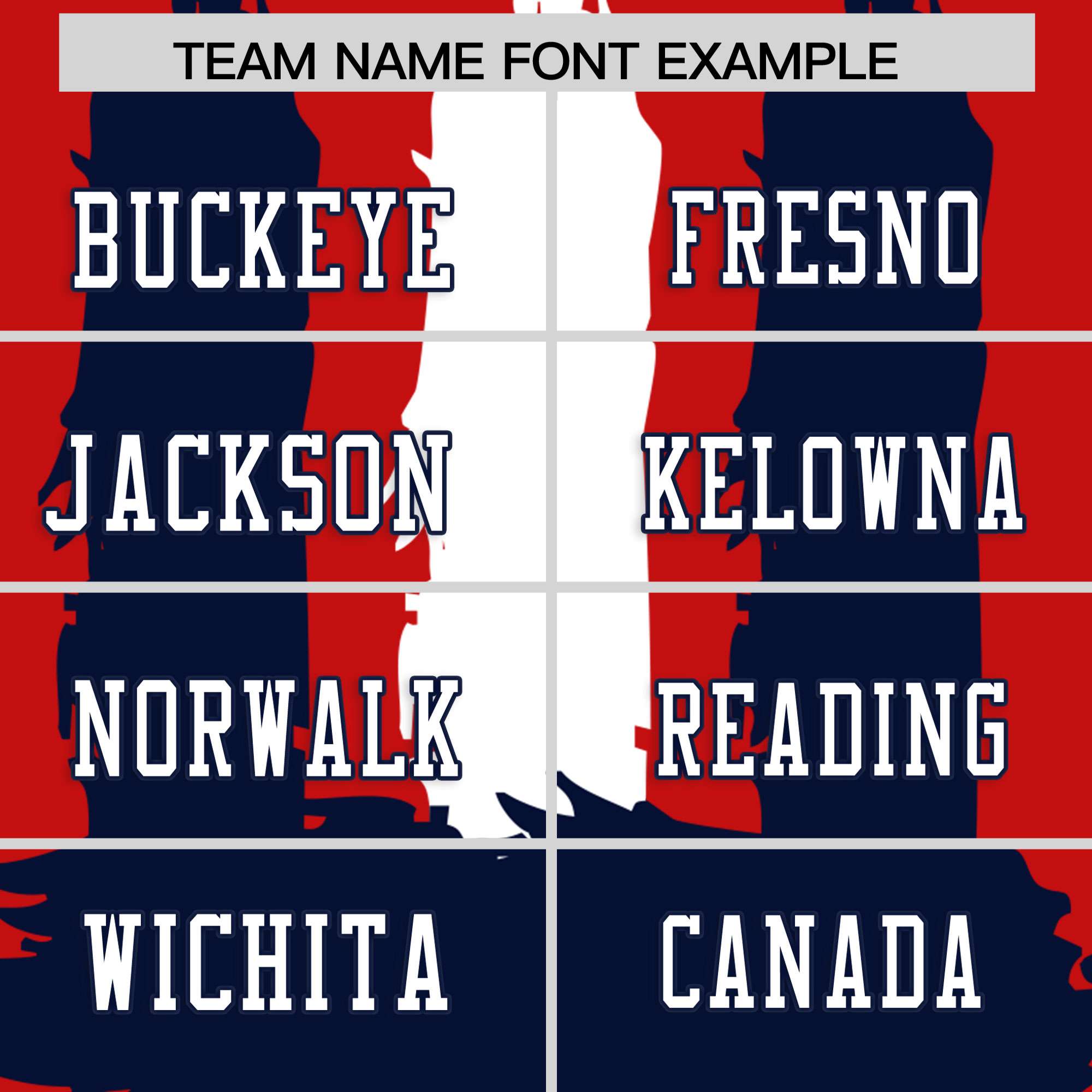 Custom Red Navy and White Graffiti Pattern Flag Football Jerseys