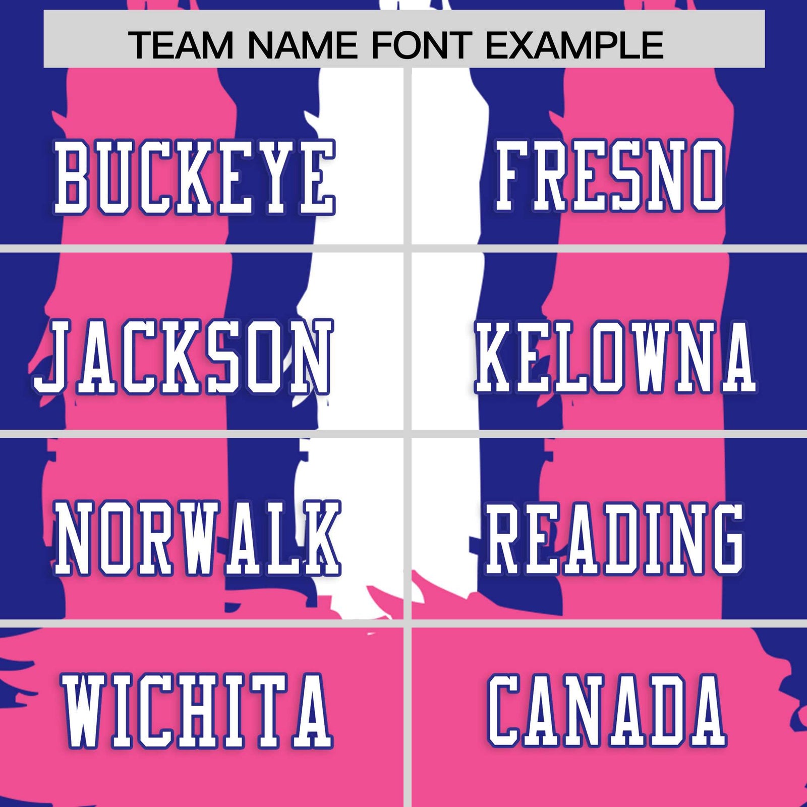 Custom Royal Pink and White Graffiti Pattern Flag Football Jerseys
