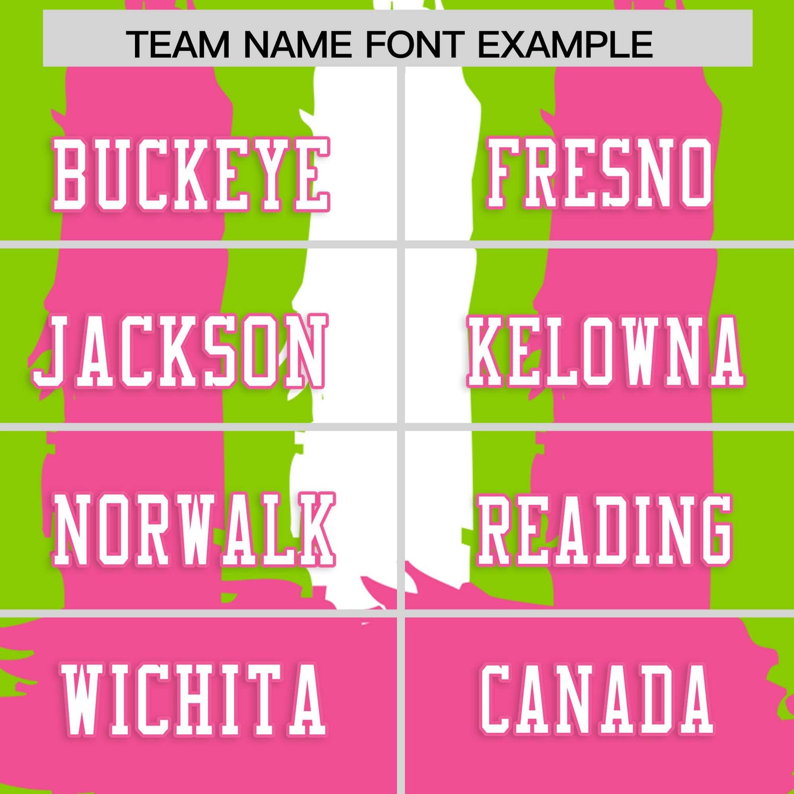 Custom Neon Green Pink and White Graffiti Pattern Flag Football Jerseys