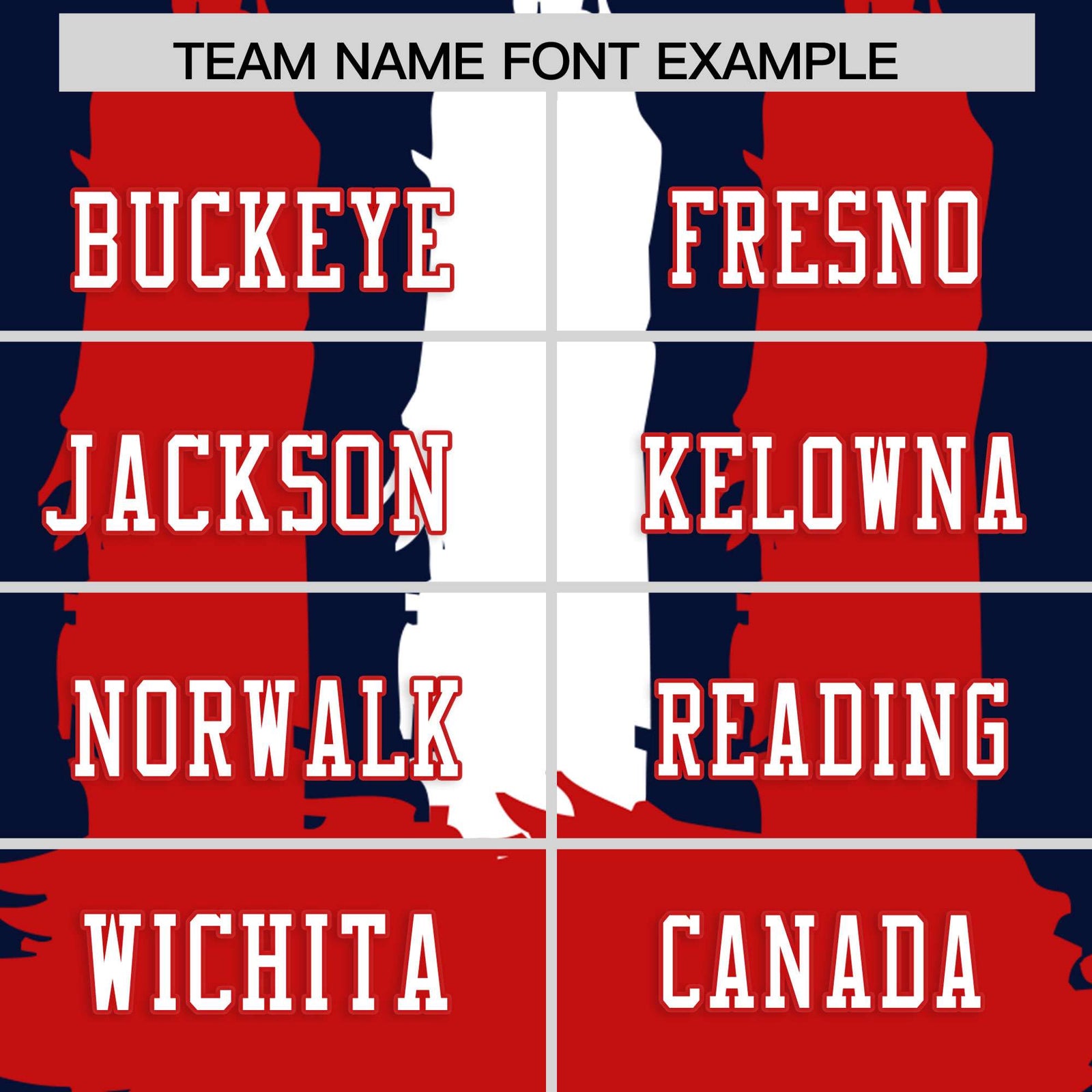 Custom Navy Red and White Graffiti Pattern Flag Football Jerseys