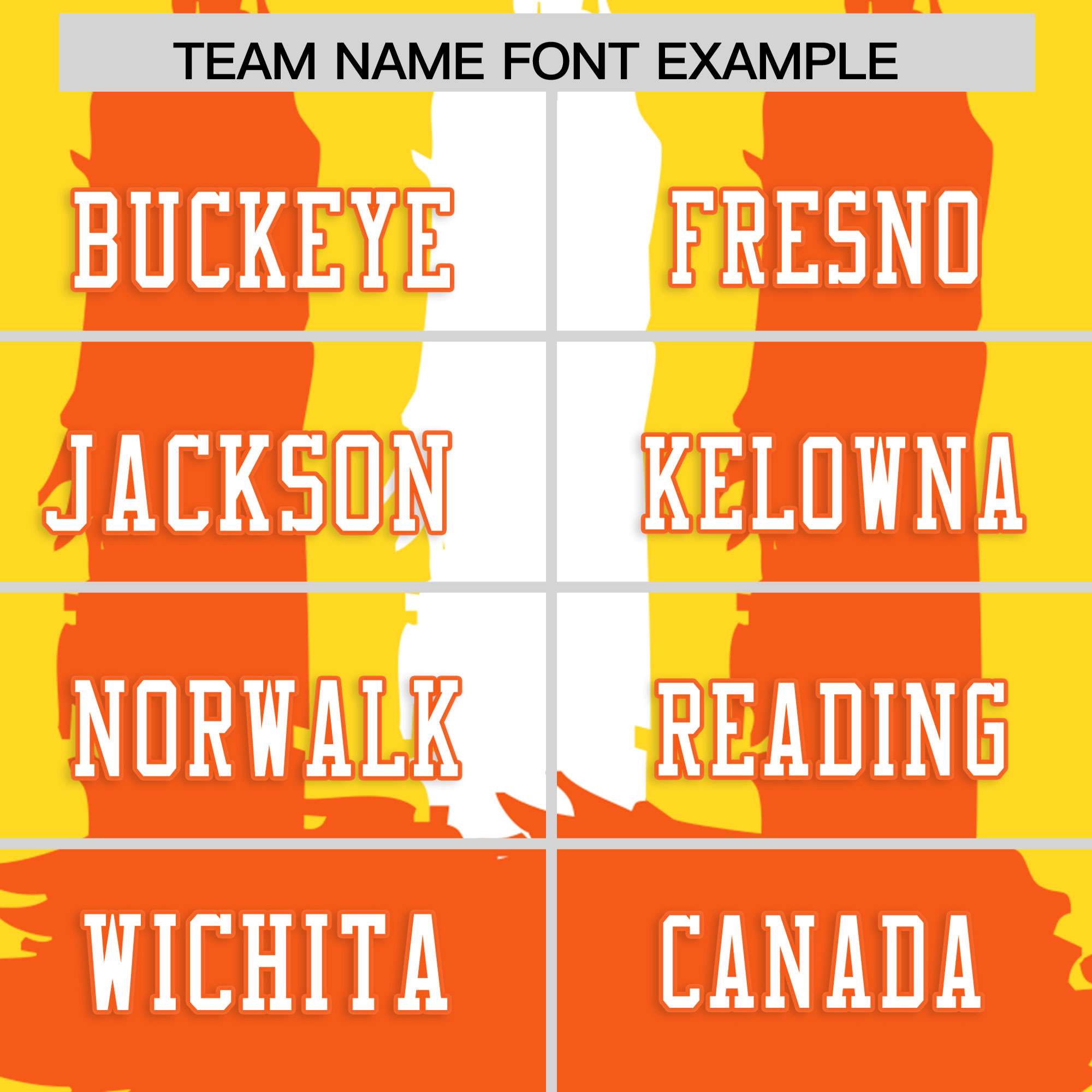 Custom Gold Orange and White Graffiti Pattern Flag Football Jerseys
