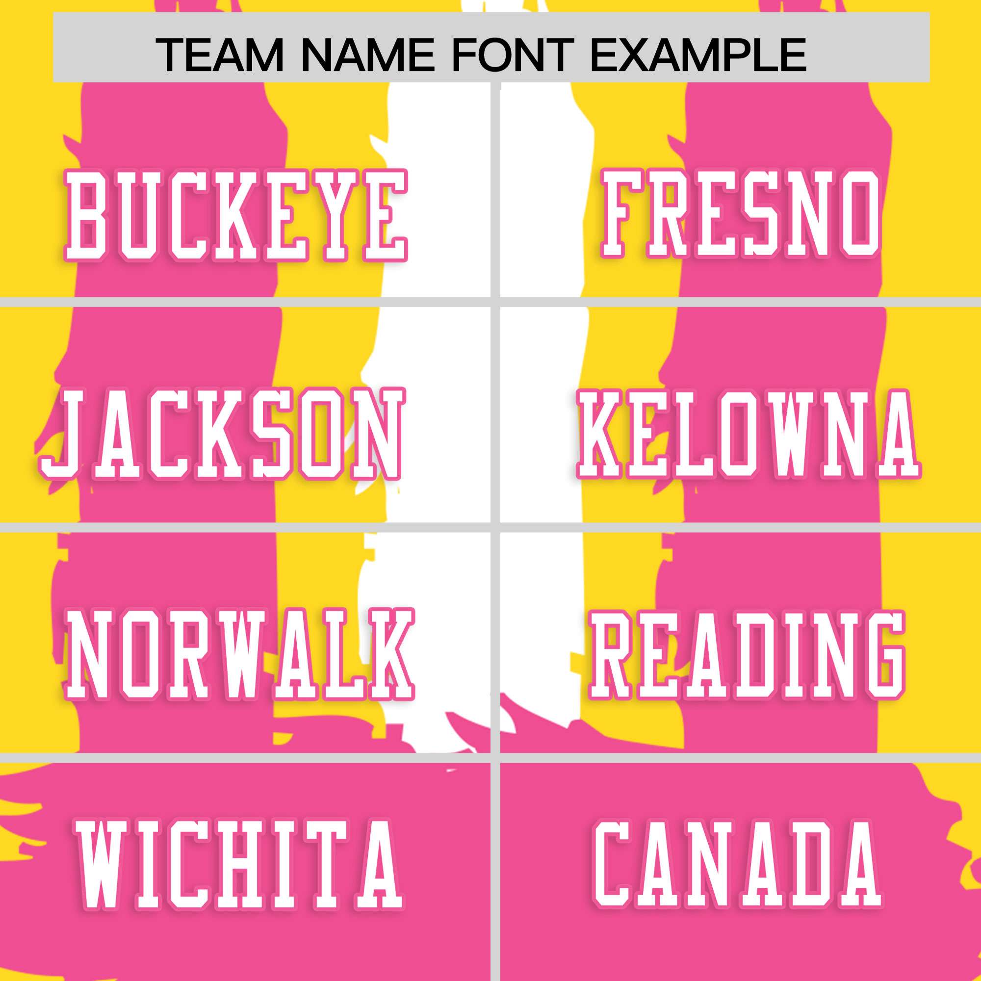 Custom Gold Pink and White Graffiti Pattern Flag Football Jerseys