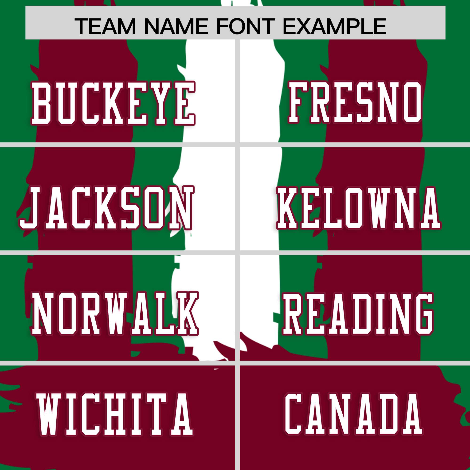 Custom Kelly Green Crimson and White Graffiti Pattern Flag Football Jerseys
