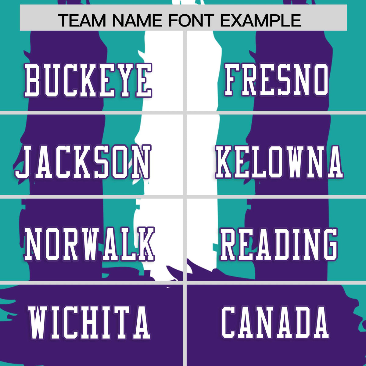 Custom Aqua Purple and White Graffiti Pattern Flag Football Jerseys