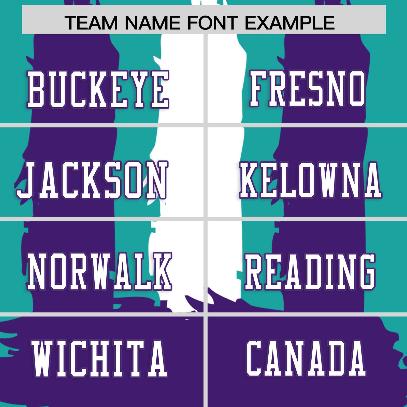 Custom Aqua Purple and White Graffiti Pattern Flag Football Jerseys