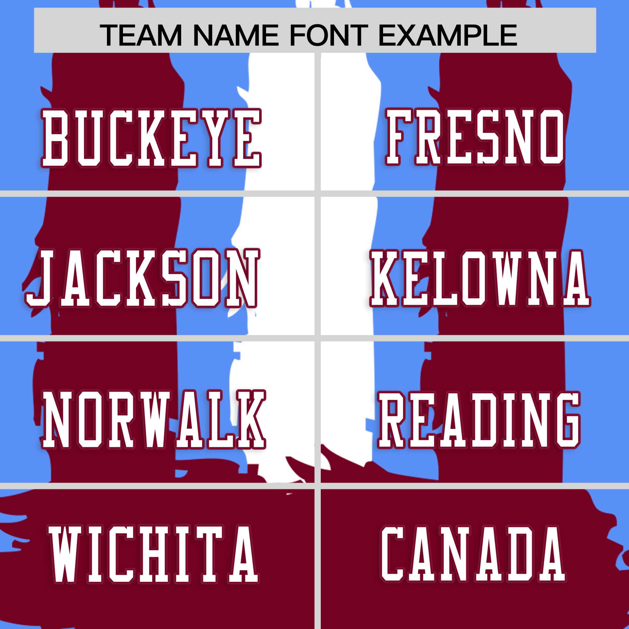 Custom Powder Blue Crimson and White Graffiti Pattern Flag Football Jerseys