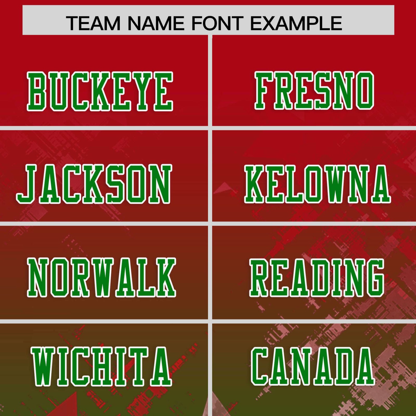 Custom Red Kelly Green Personalized Star Gradient Flag Football Jersey