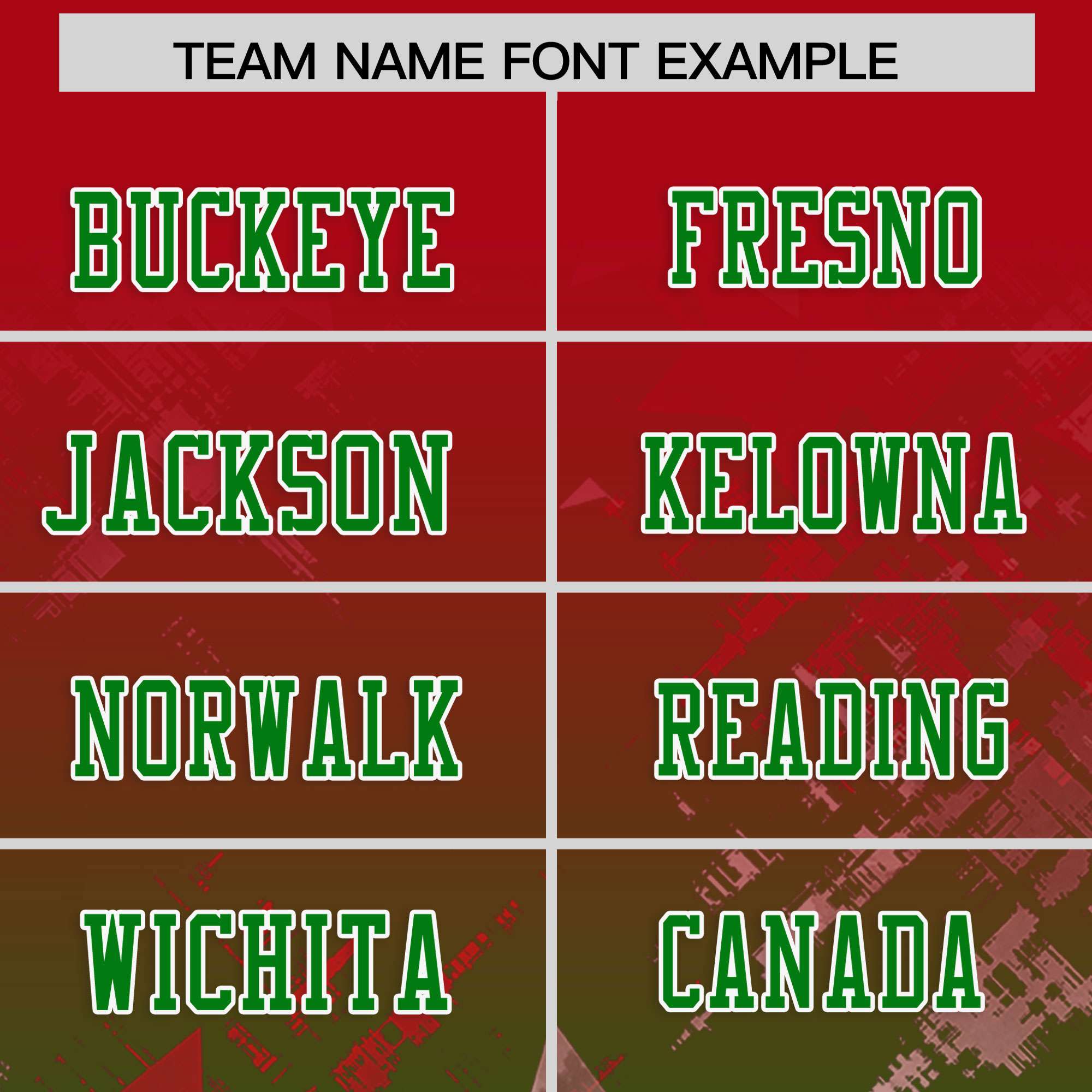 Custom Red Kelly Green Personalized Star Gradient Flag Football Jersey