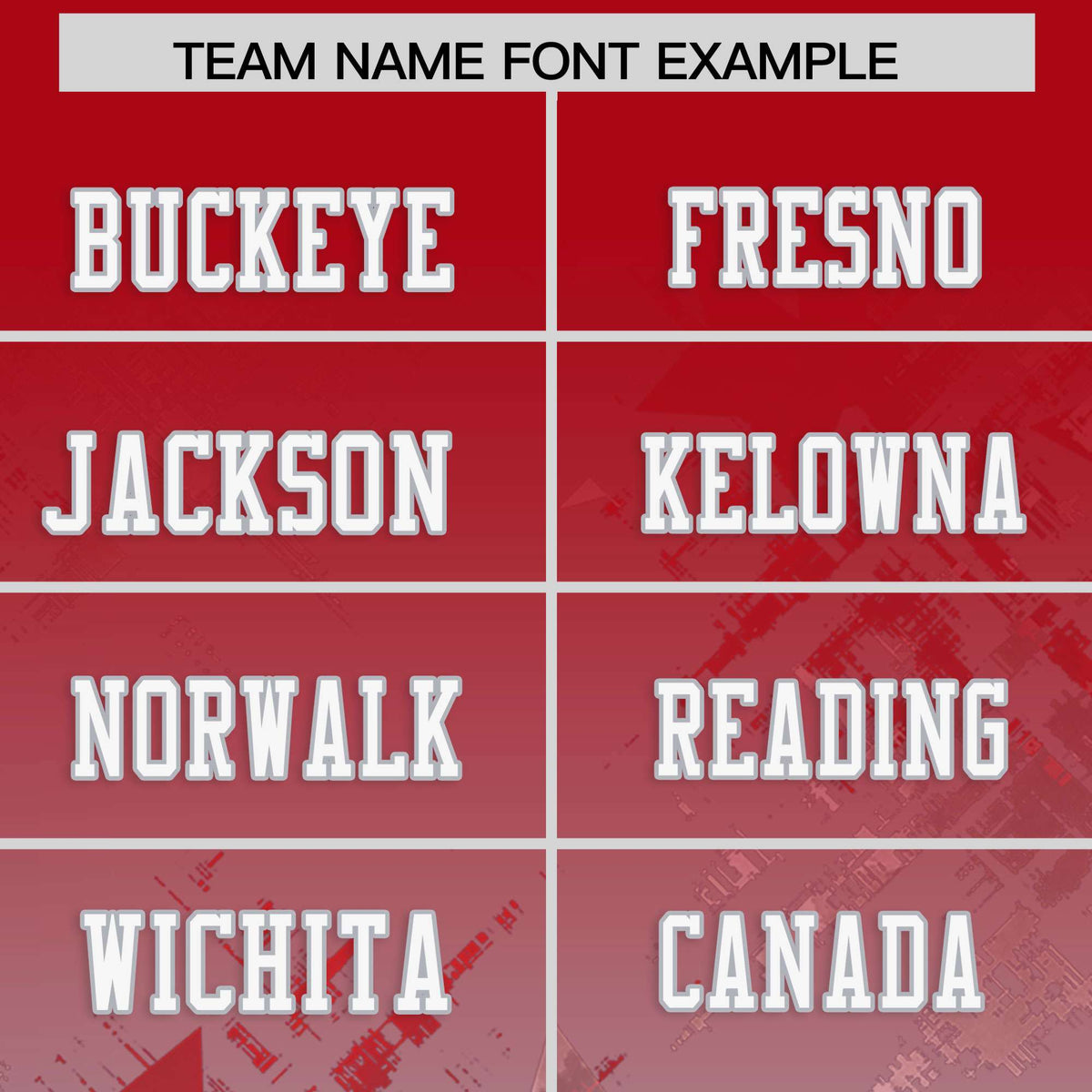 Custom Red Red Personalized Star Gradient Flag Football Jersey