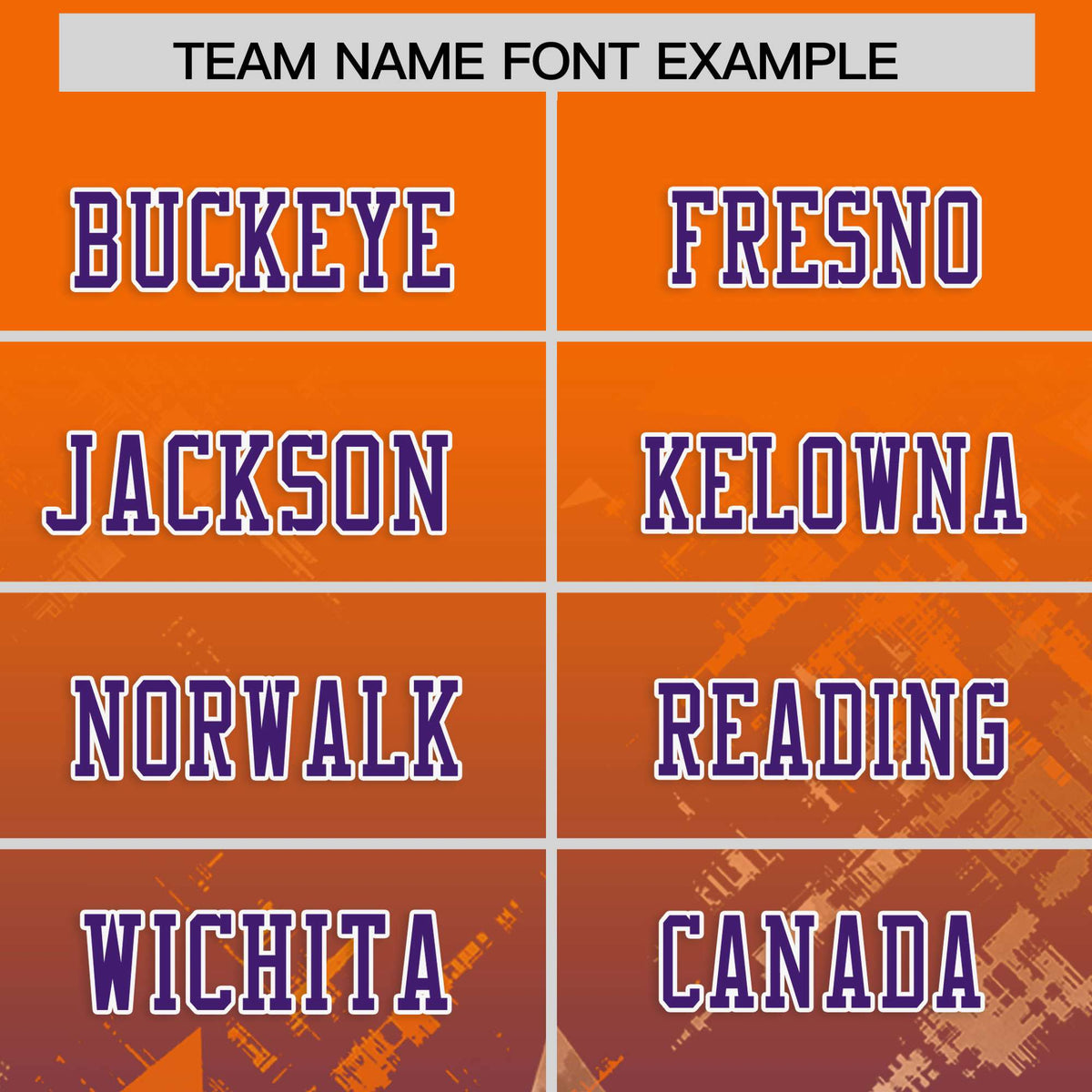 Custom Orange Purple Personalized Star Gradient Flag Football Jersey