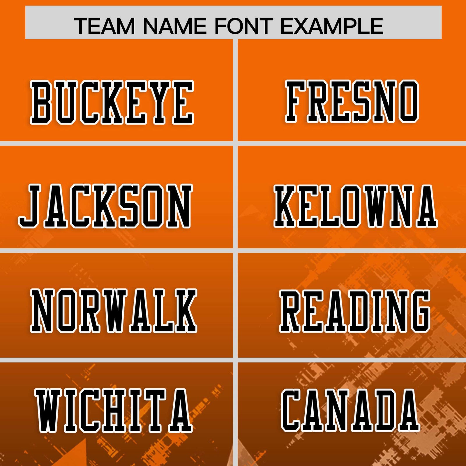 Custom Orange Black Personalized Star Gradient Flag Football Jersey