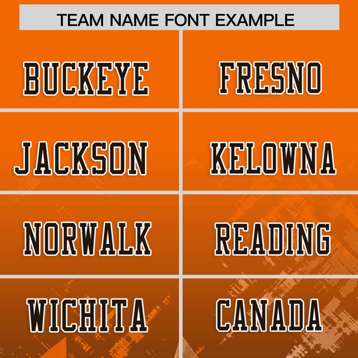 Custom Orange Brown Personalized Star Gradient Flag Football Jersey