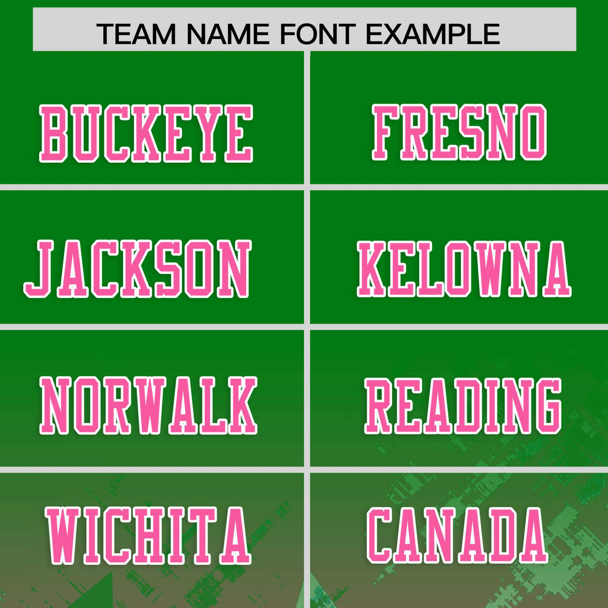 Custom Kelly Green Pink Personalized Star Gradient Flag Football Jersey