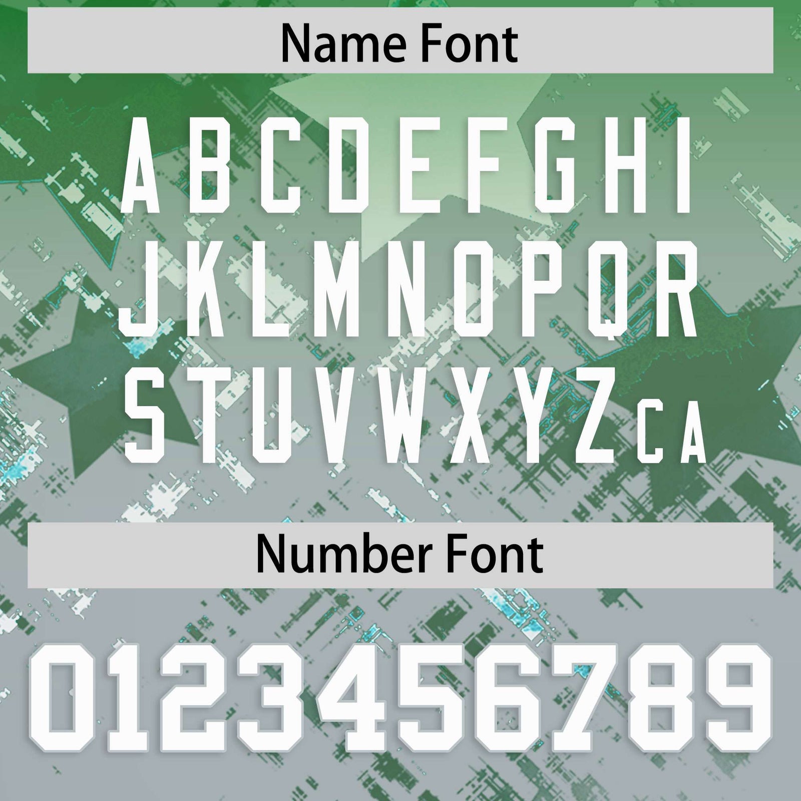 Custom Kelly Green Kelly Green Personalized Star Gradient Flag Football Jersey