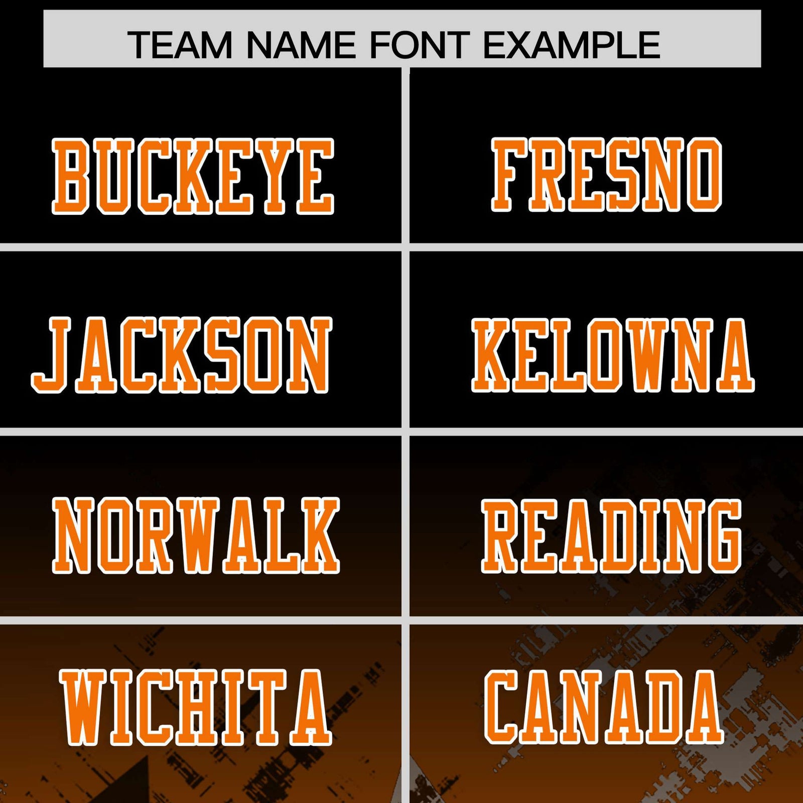 Custom Black Orange Personalized Star Gradient Flag Football Jersey