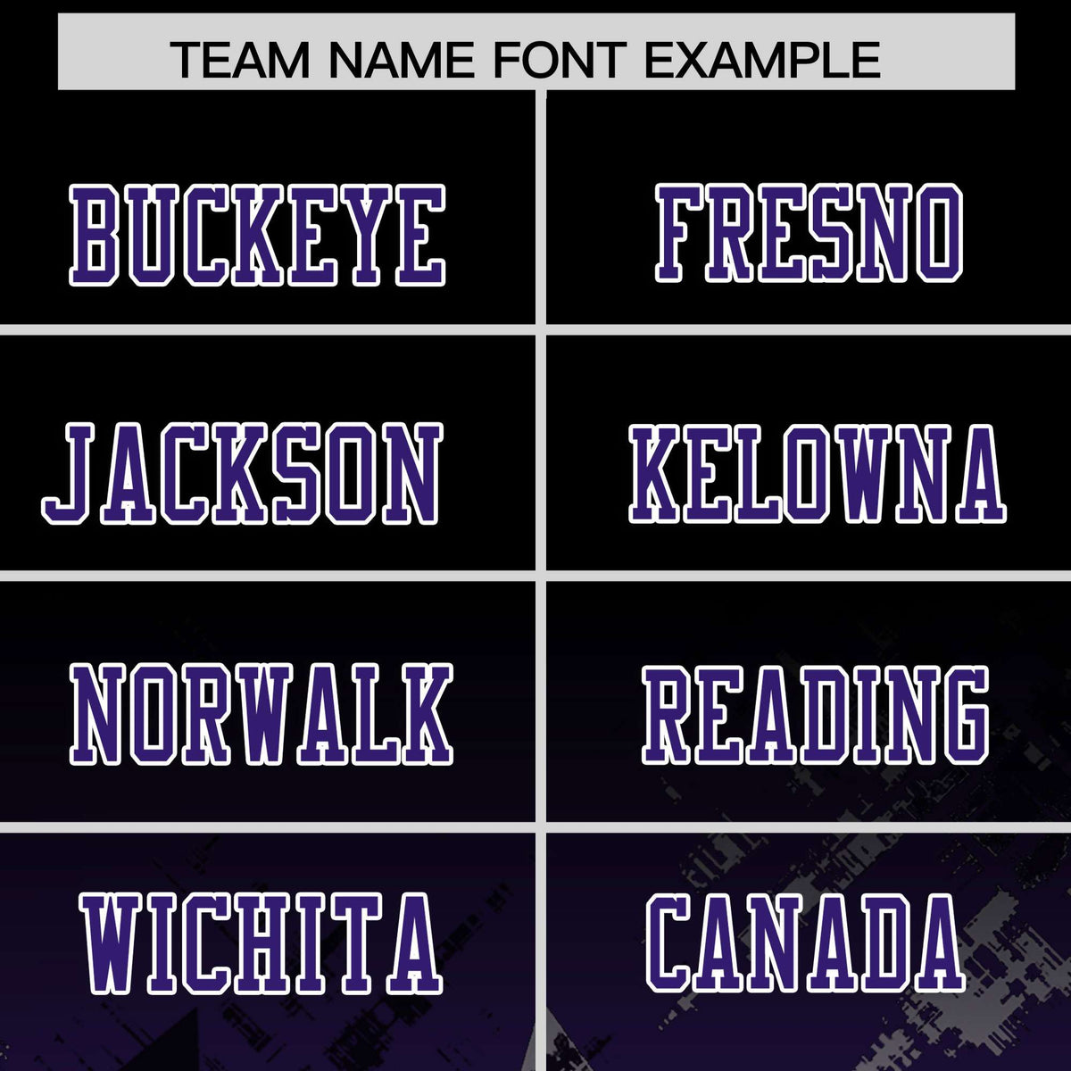 Custom Black Purple Personalized Star Gradient Flag Football Jersey