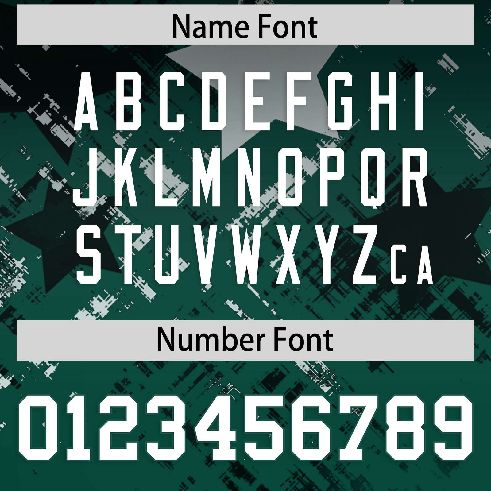 Custom Black Midnight Green Personalized Star Gradient Flag Football Jersey