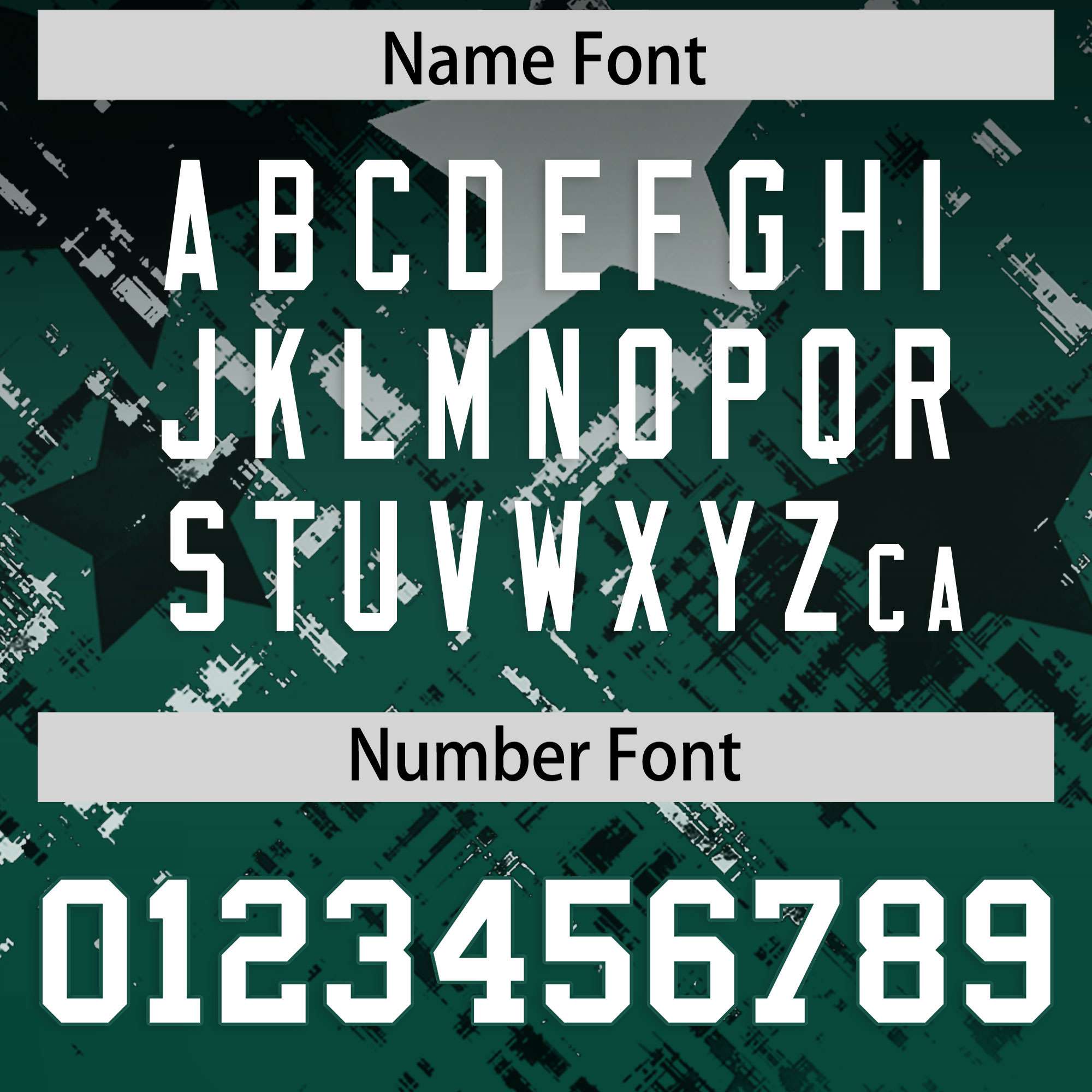 Custom Black Midnight Green Personalized Star Gradient Flag Football Jersey