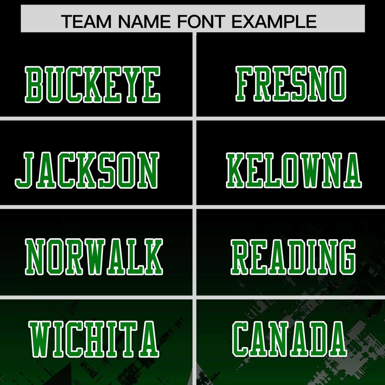 Custom Black Kelly Green Personalized Star Gradient Flag Football Jersey