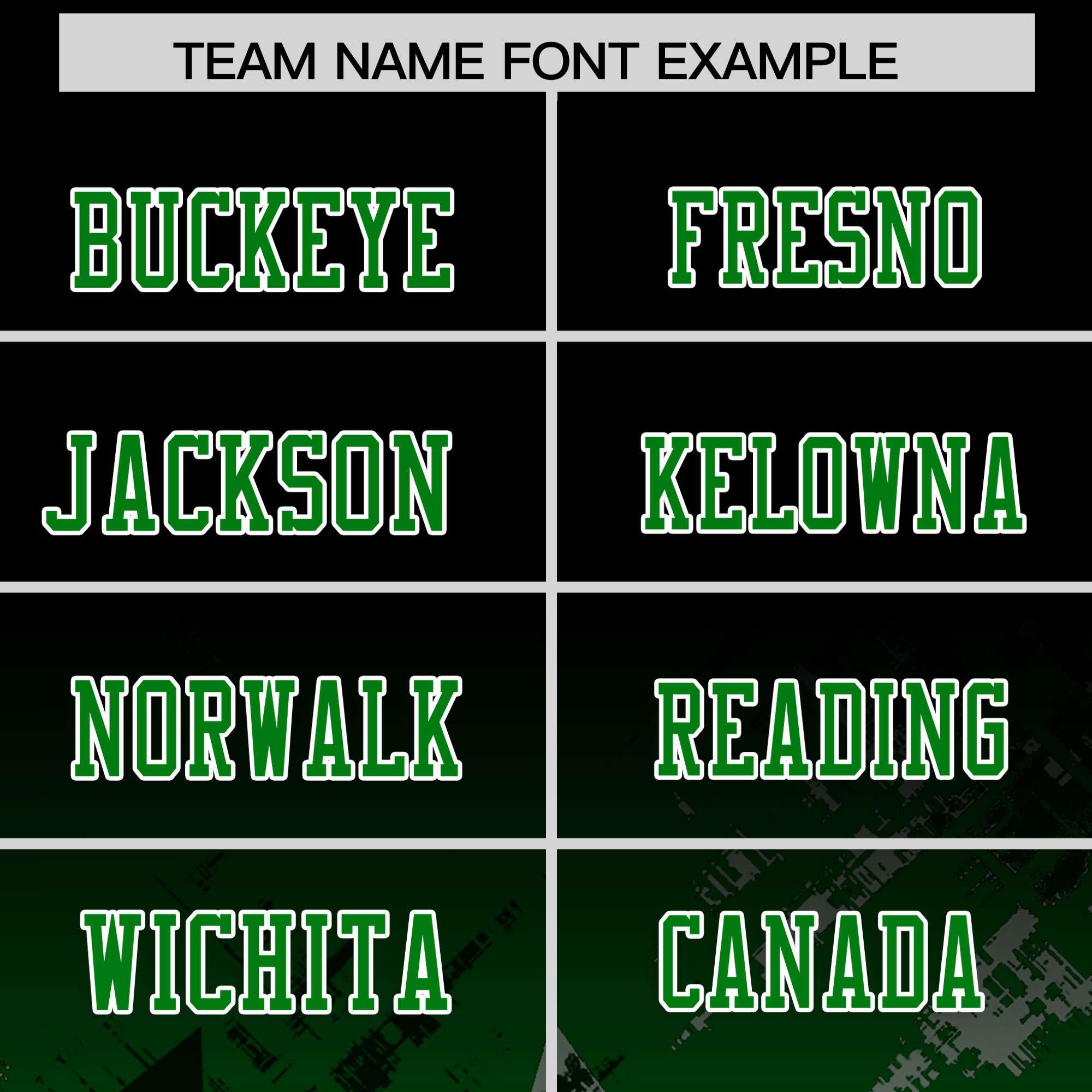 Custom Black Kelly Green Personalized Star Gradient Flag Football Jersey