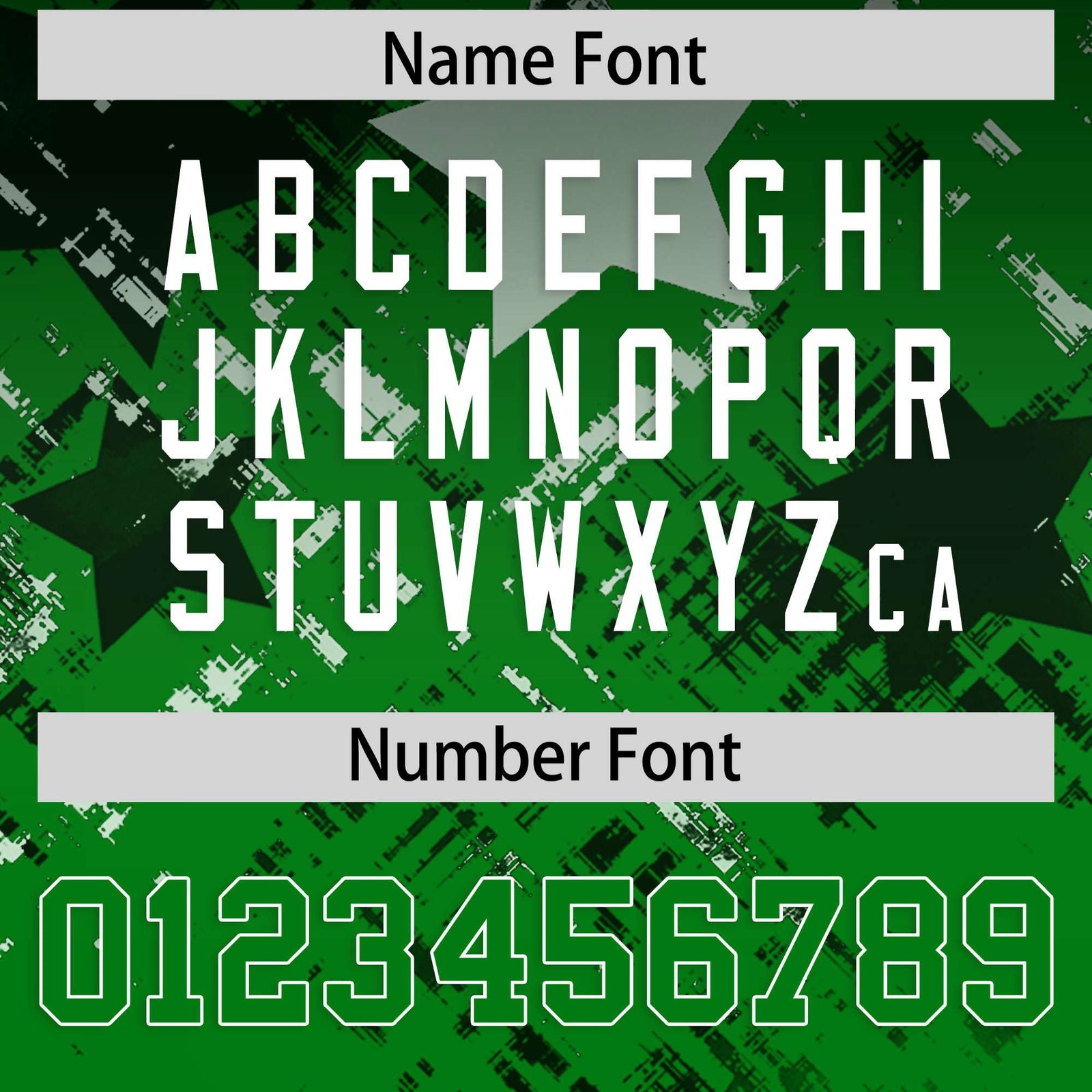 Custom Black Kelly Green Personalized Star Gradient Flag Football Jersey