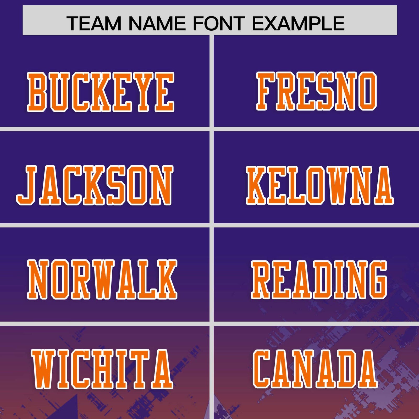 Custom Purple Orange Personalized Star Gradient Flag Football Jersey