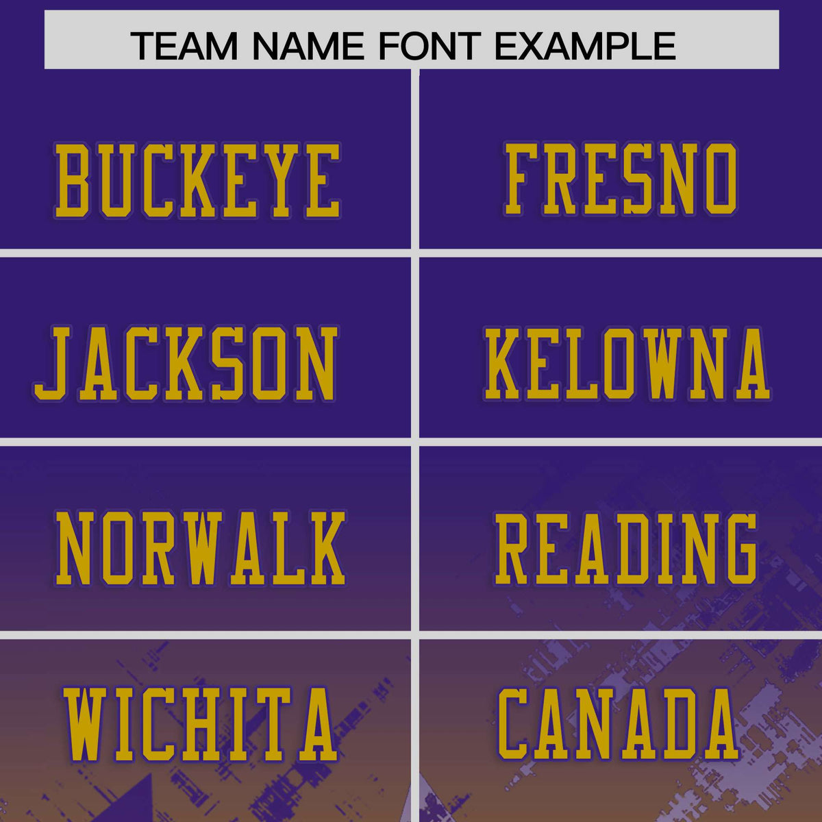 Custom Purple Old Gold Personalized Star Gradient Flag Football Jersey