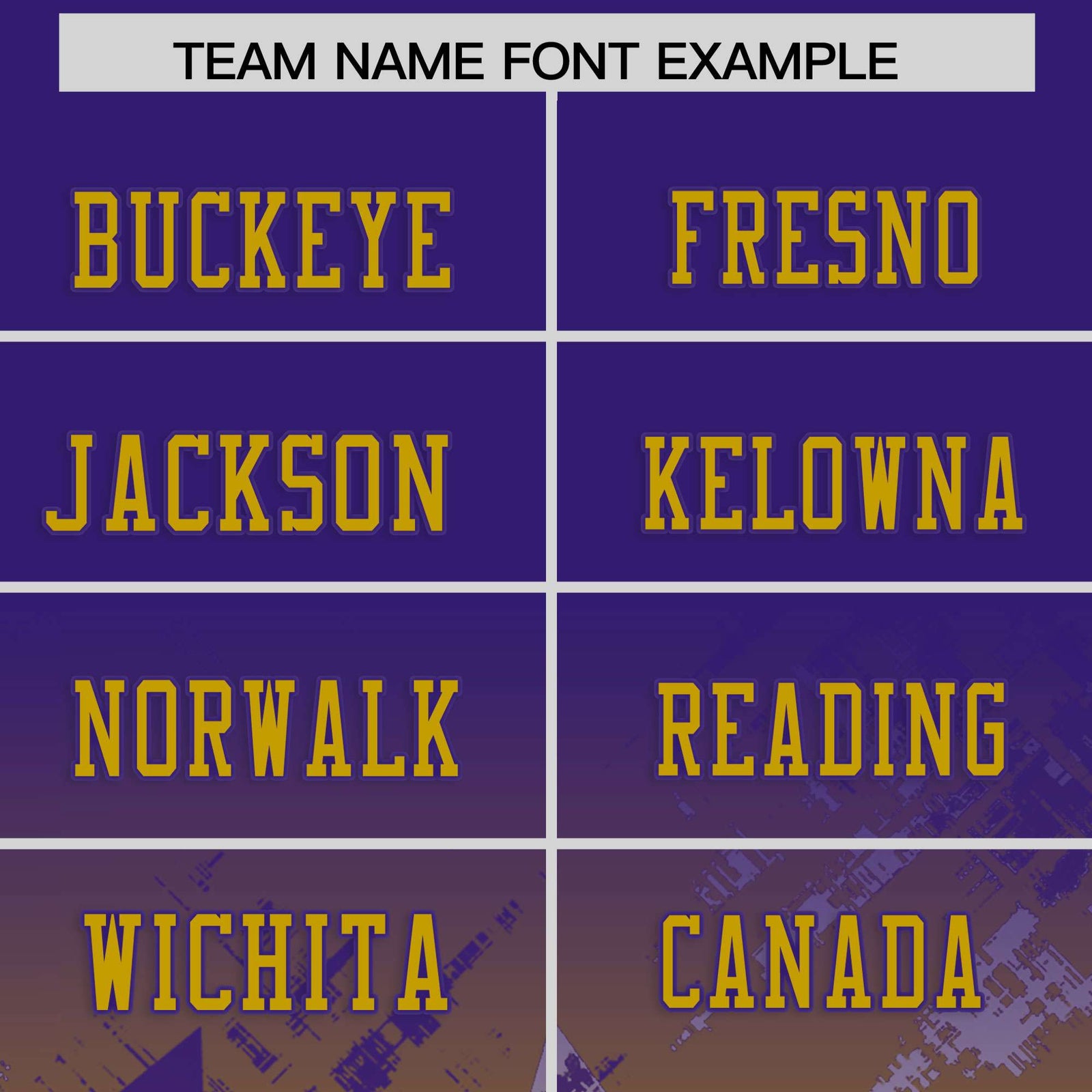 Custom Purple Old Gold Personalized Star Gradient Flag Football Jersey