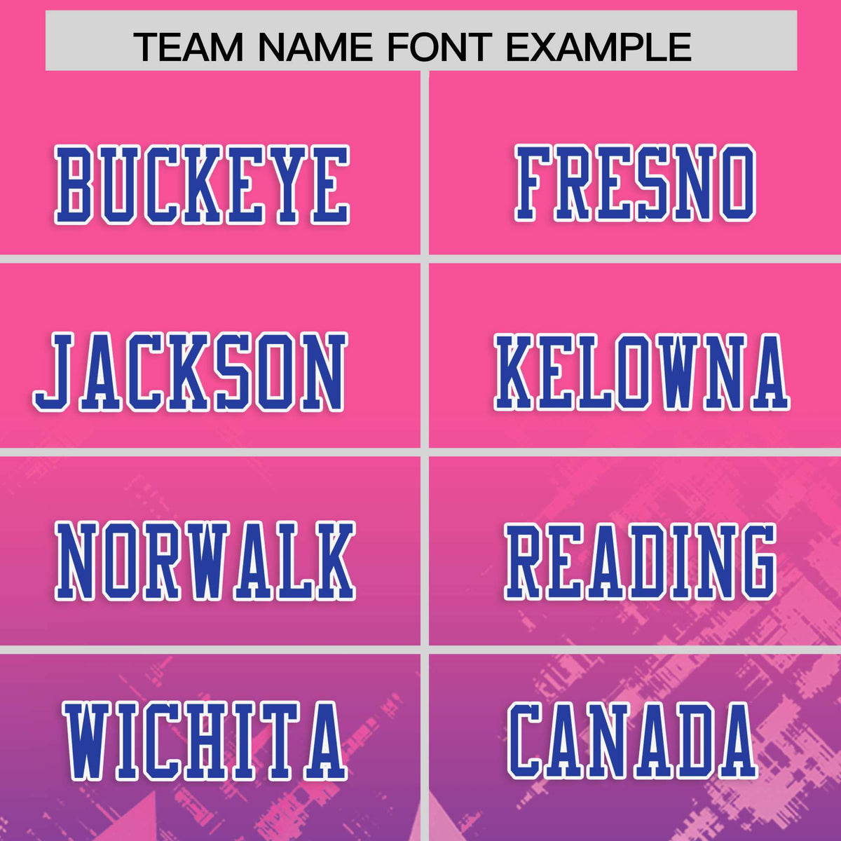 Custom Pink Royal Personalized Star Gradient Flag Football Jersey