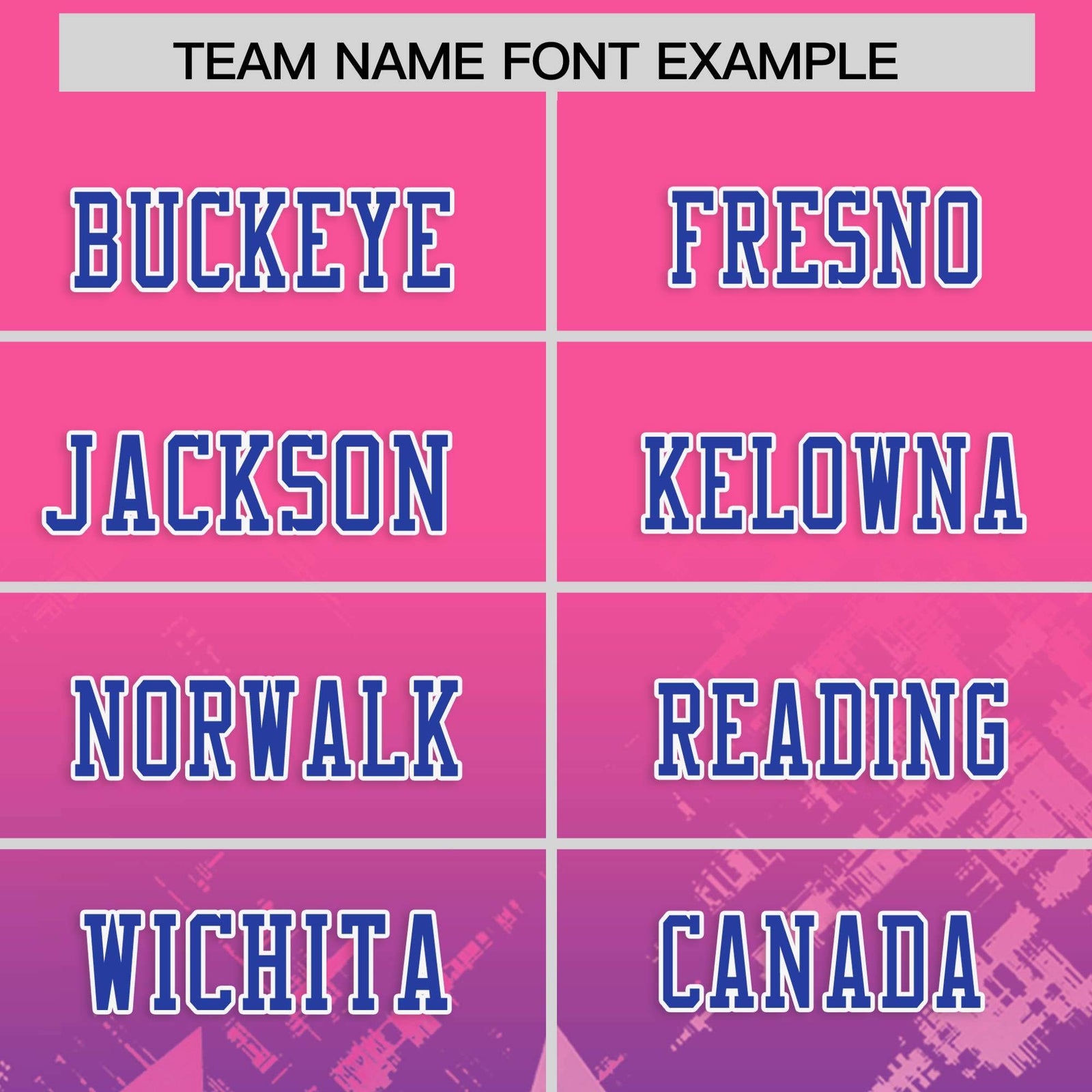 Custom Pink Royal Personalized Star Gradient Flag Football Jersey