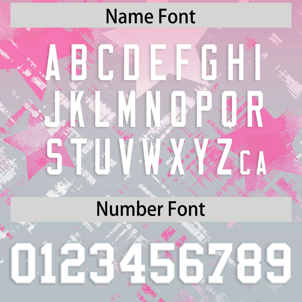 Custom Pink Pink Personalized Star Gradient Flag Football Jersey