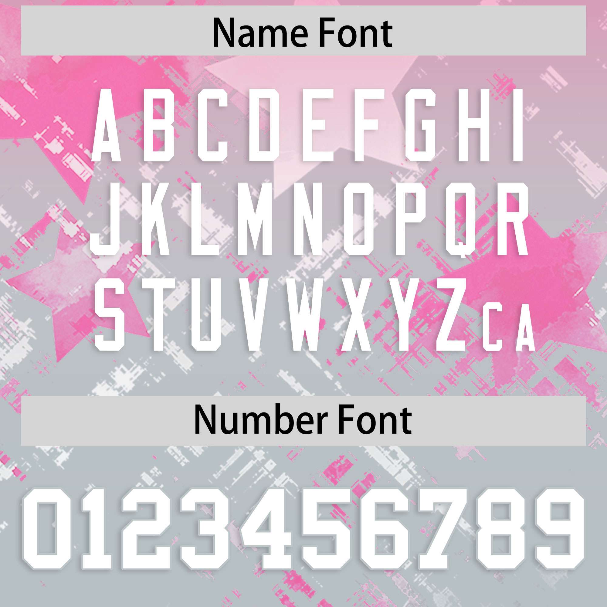 Custom Pink Pink Personalized Star Gradient Flag Football Jersey