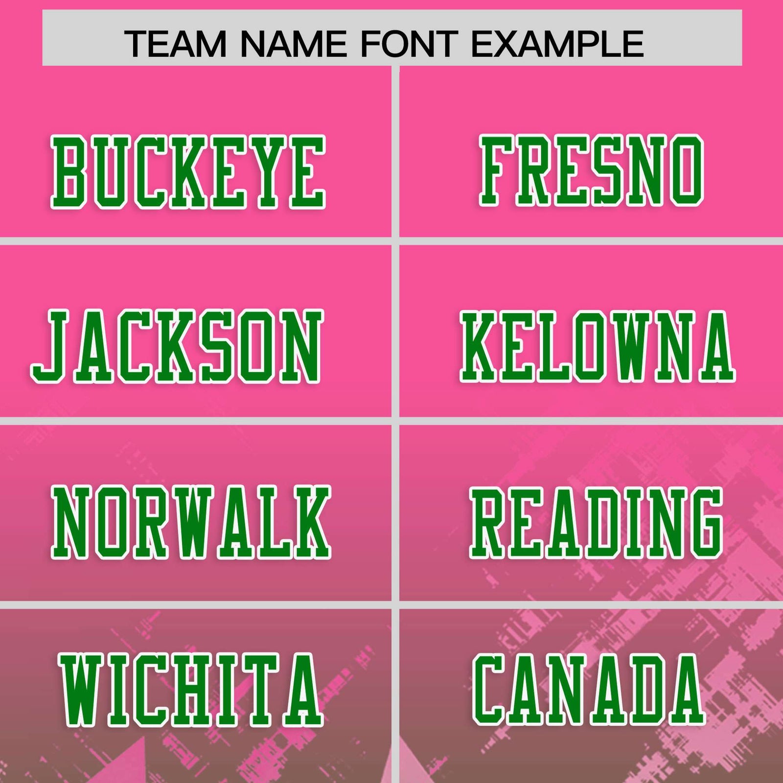 Custom Pink Kelly Green Personalized Star Gradient Flag Football Jersey