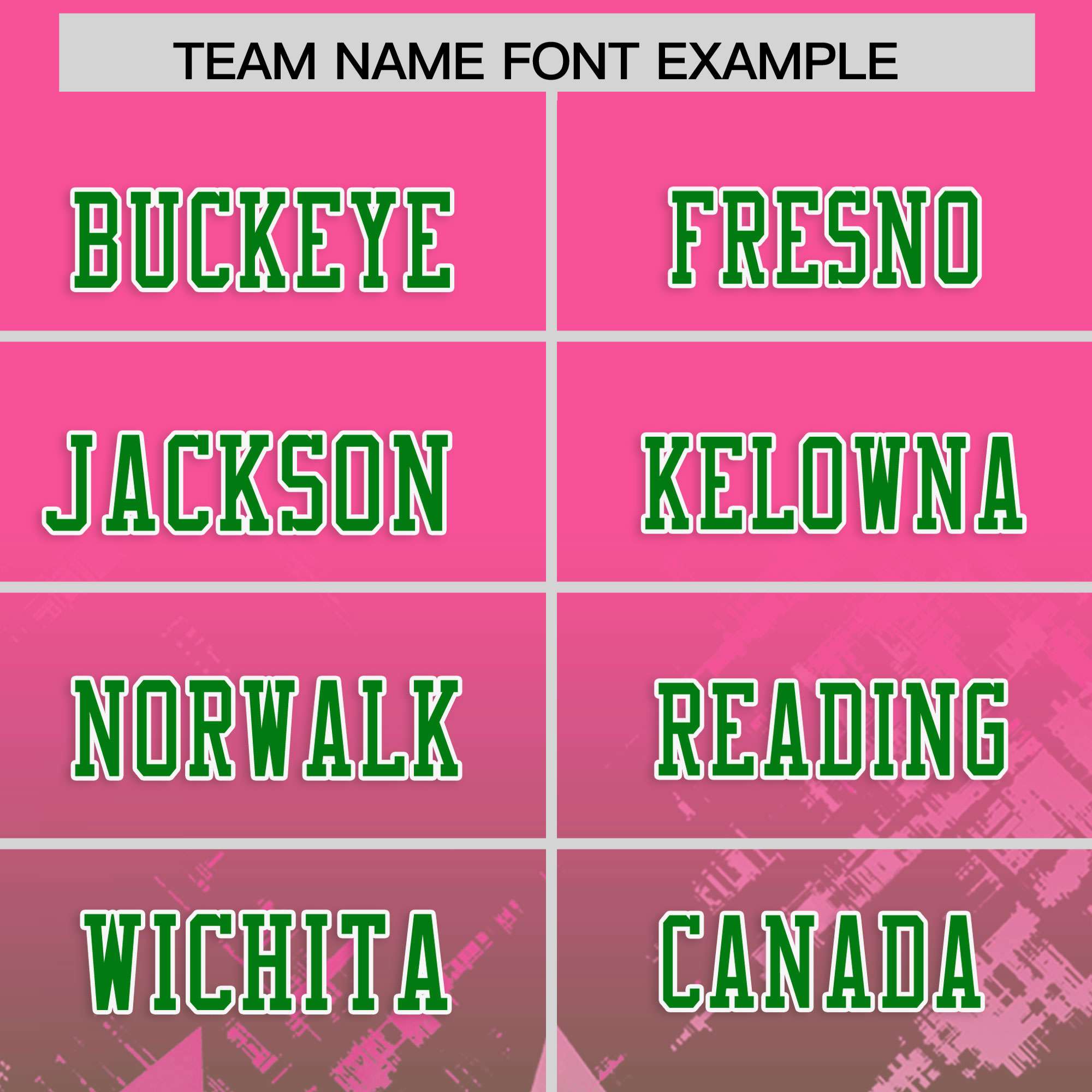 Custom Pink Kelly Green Personalized Star Gradient Flag Football Jersey