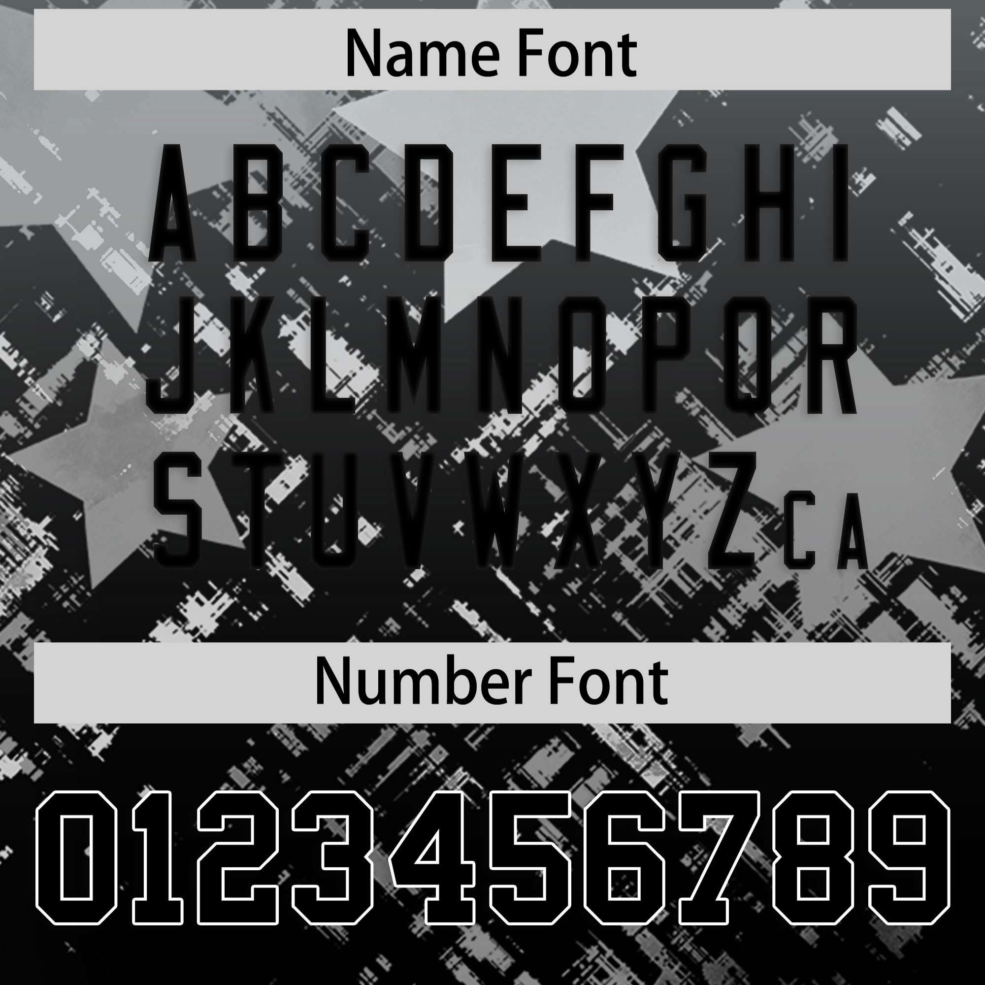 Custom Grey Black Personalized Star Gradient Flag Football Jersey