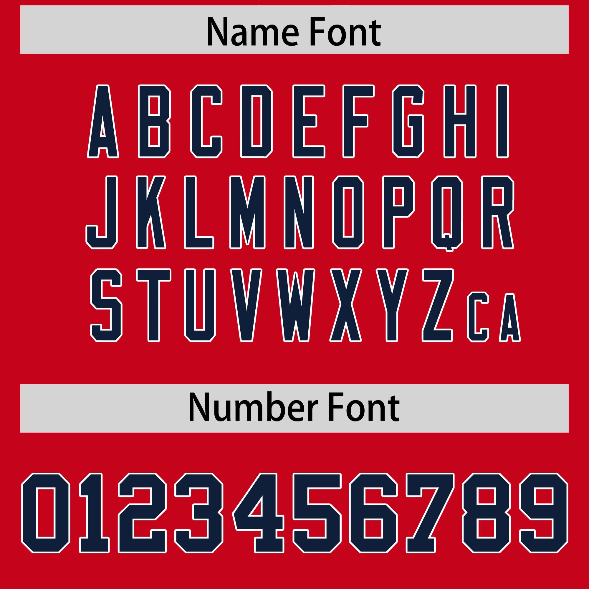 Custom Red Navy Personalized Shoulder Cut Two-Tone Flag Football Jersey