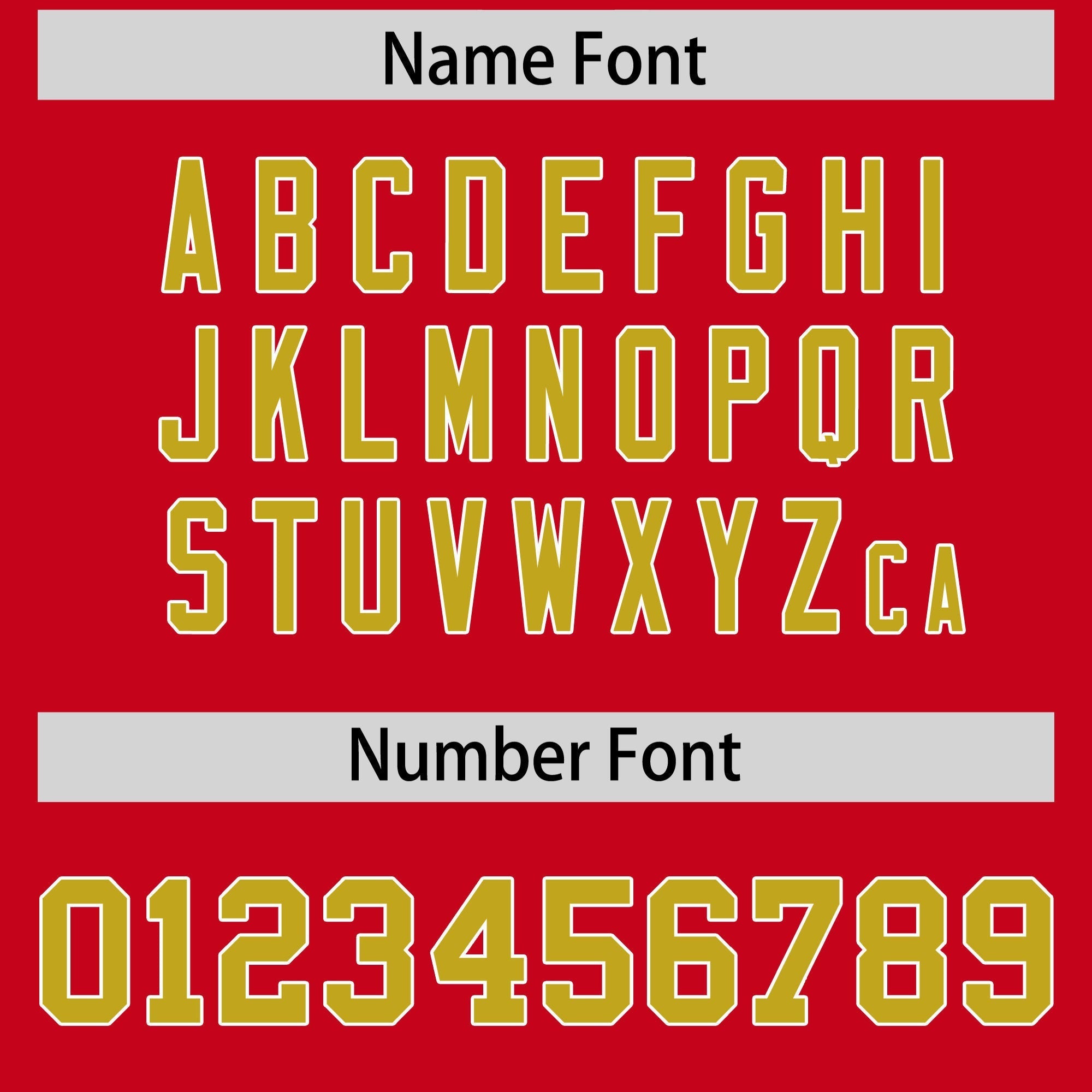 Custom Red Old Gold Personalized Shoulder Cut Two-Tone Flag Football Jersey