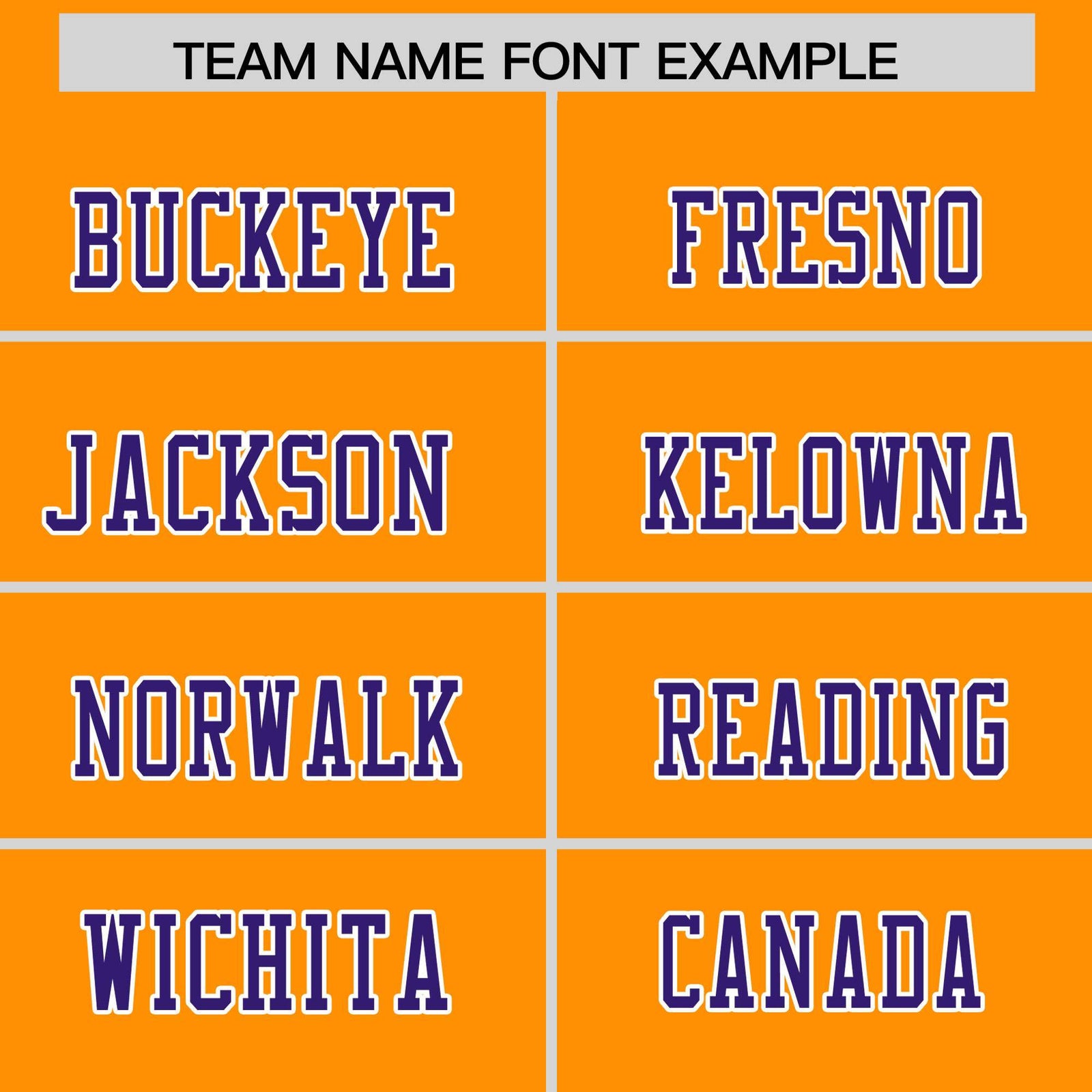 Custom Gold Orange Purple Personalized Shoulder Cut Two-Tone Flag Football Jersey