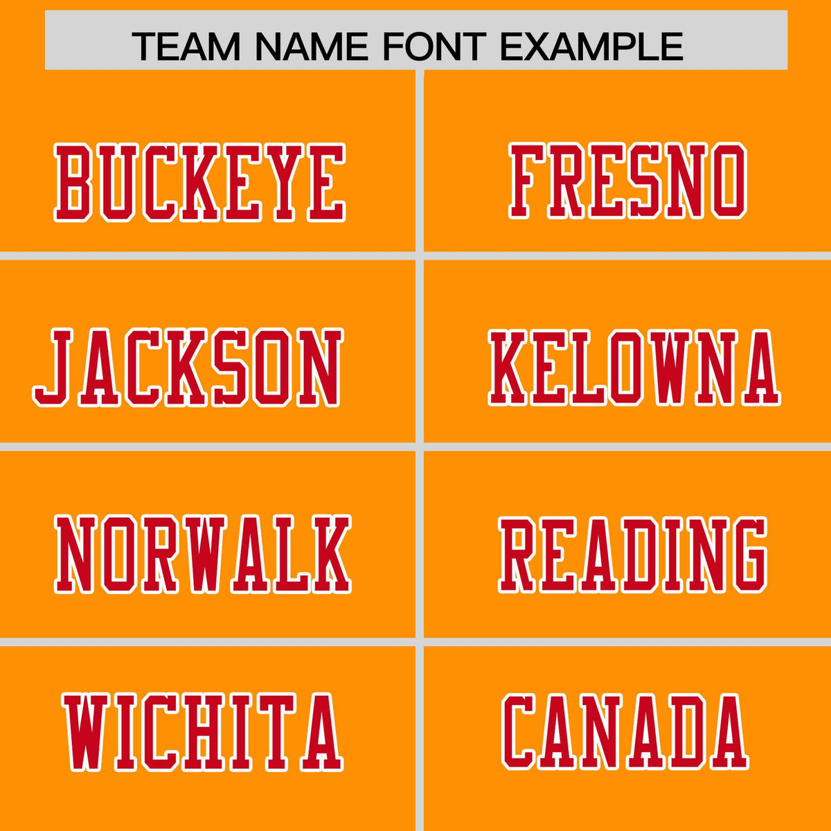 Custom Gold Orange Red Personalized Shoulder Cut Two-Tone Flag Football Jersey