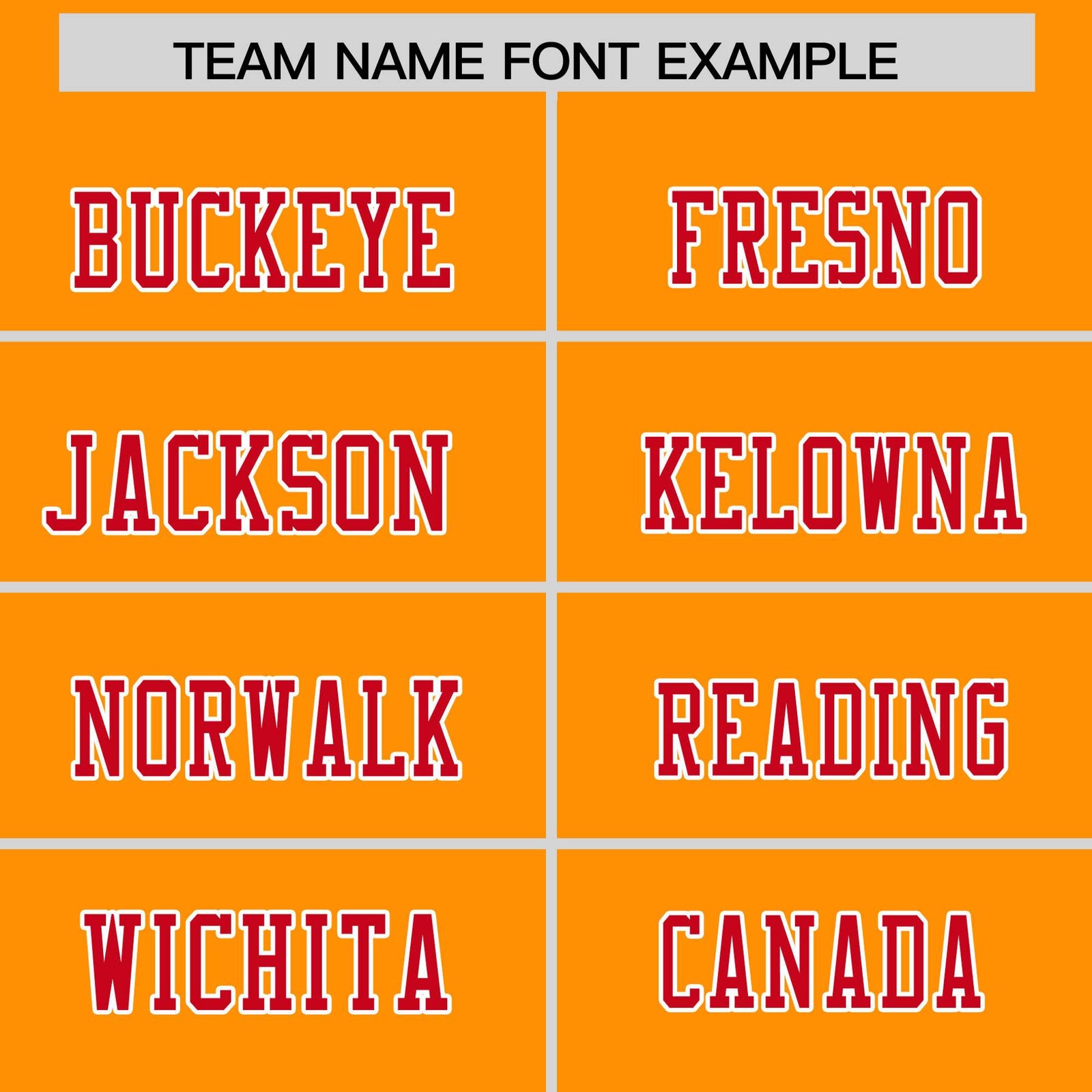 Custom Gold Orange Red Personalized Shoulder Cut Two-Tone Flag Football Jersey