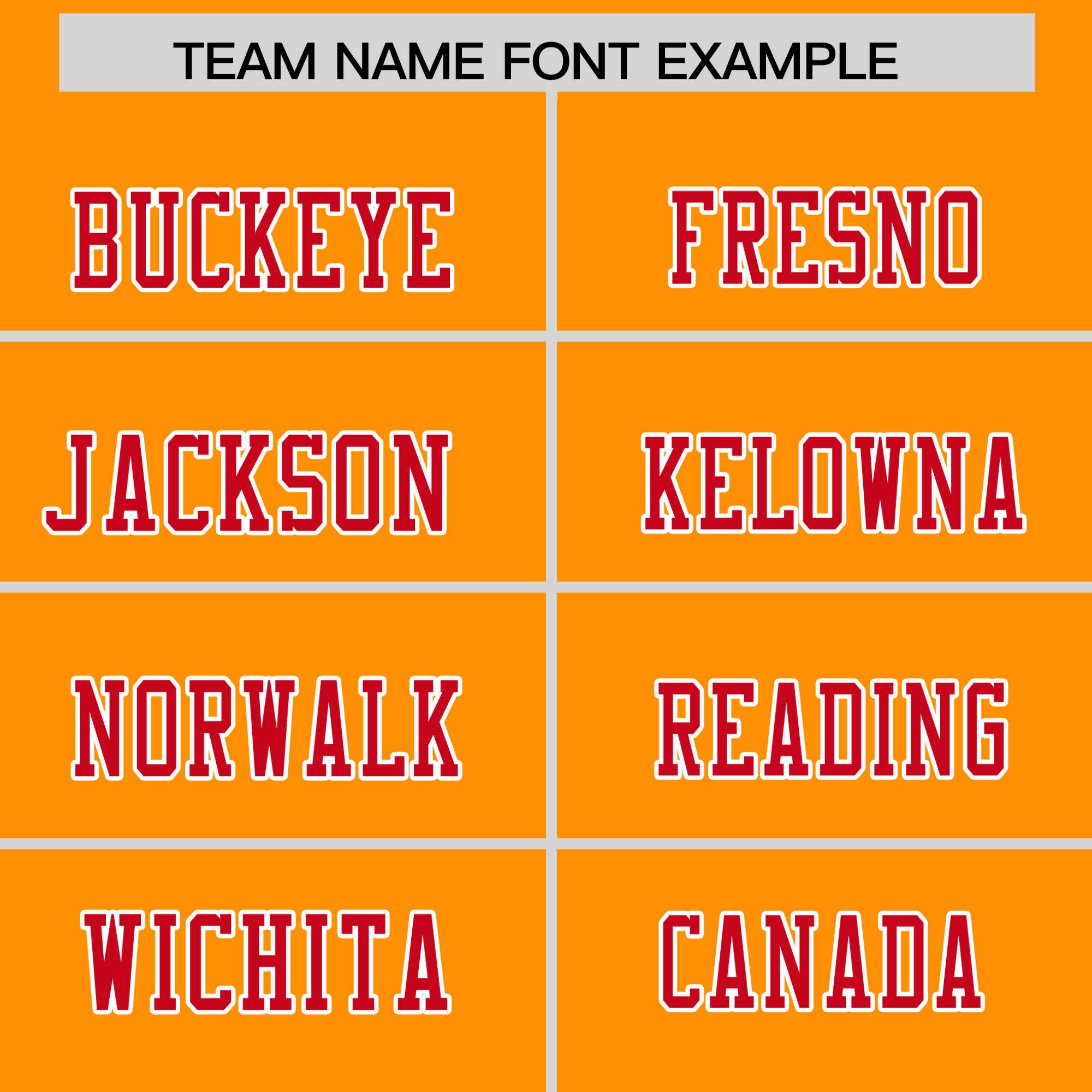 Custom Gold Orange Red Personalized Shoulder Cut Two-Tone Flag Football Jersey