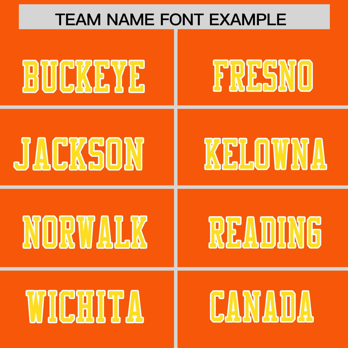 Custom Orange Gold Personalized Shoulder Cut Two-Tone Flag Football Jersey